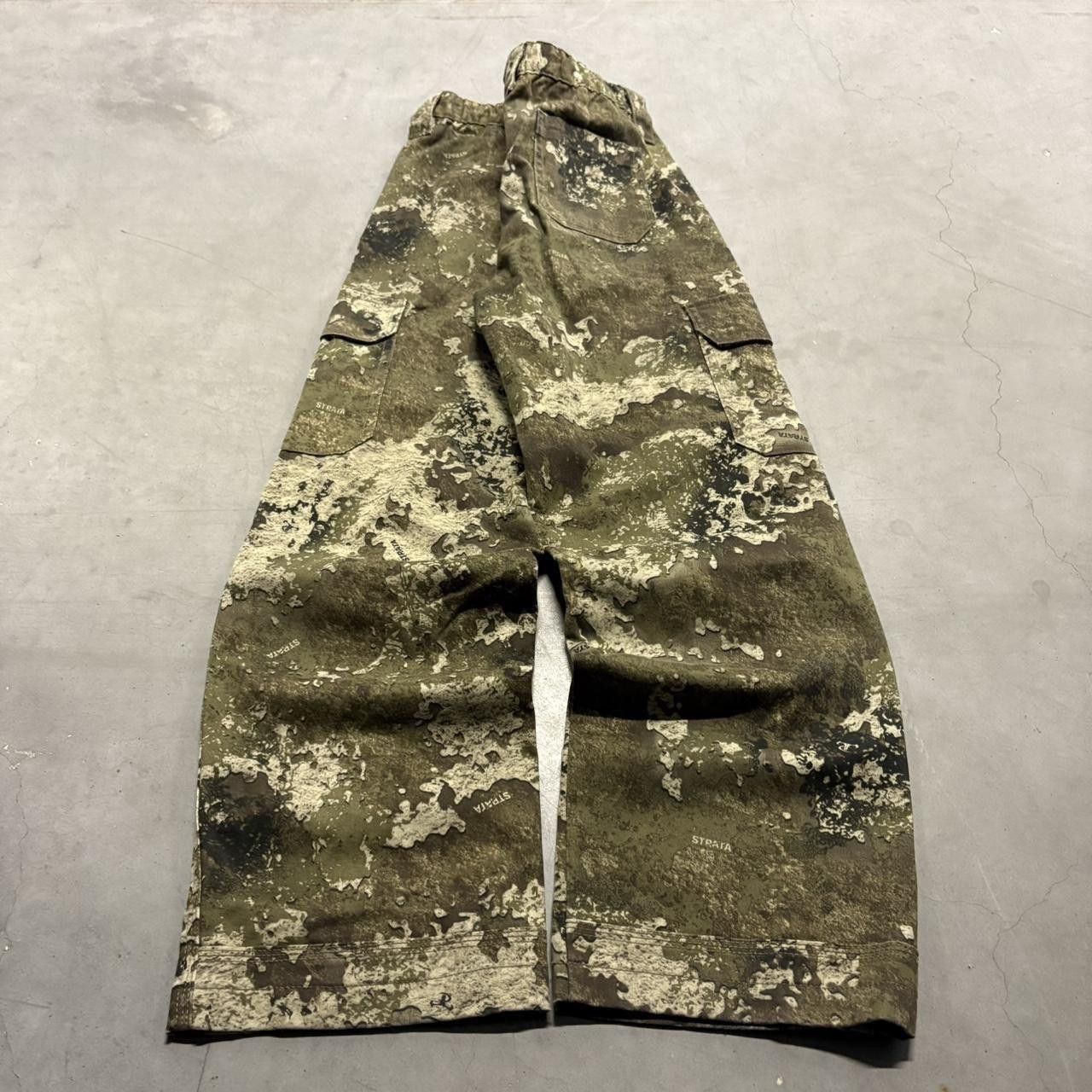 Vintage Crazy Vintage Y2K/2000s Baggy Real Camo DoubleKnee Camo Cargo Pants! Size US 26 / EU 42 - 4 Thumbnail