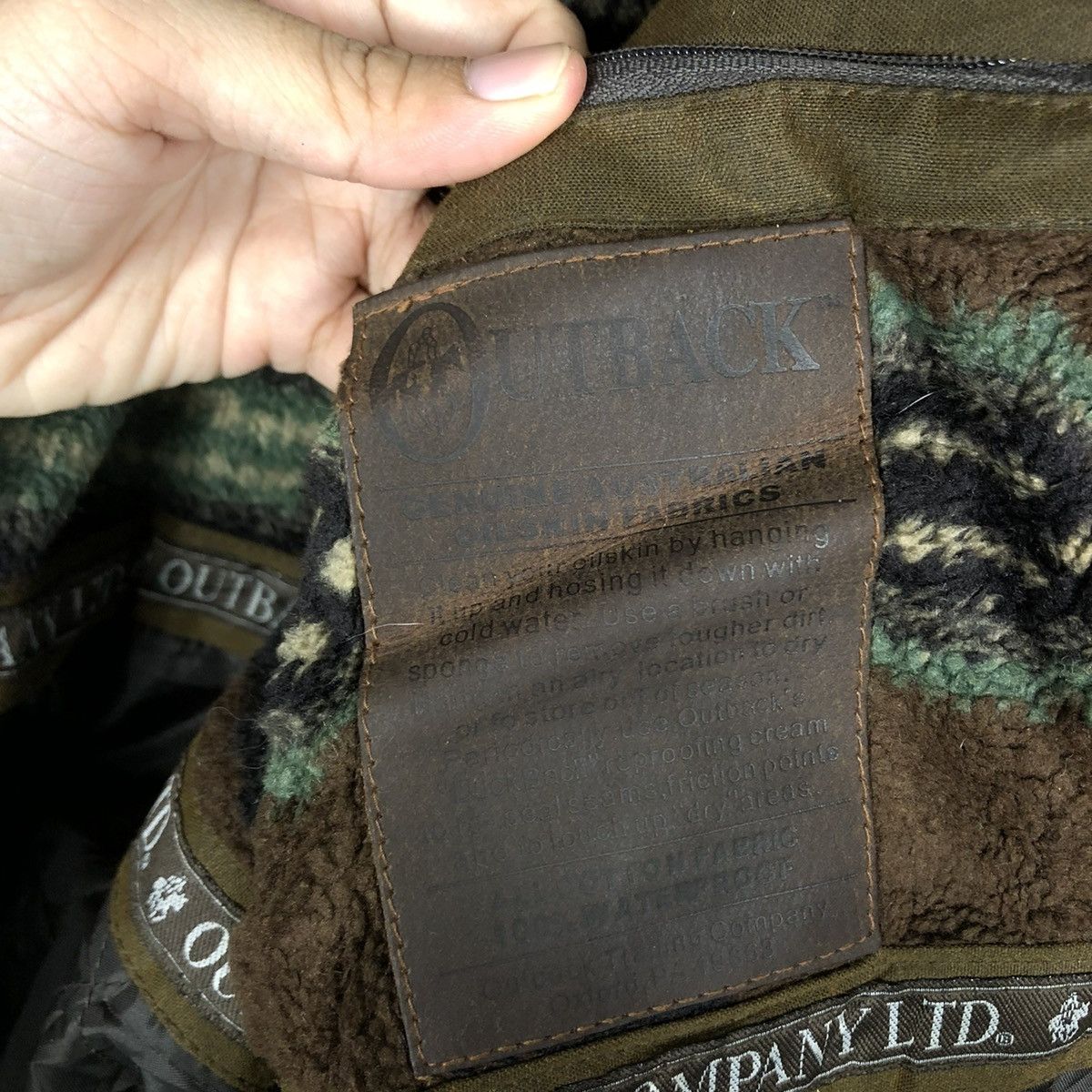 Vintage 🔥VINTAGE WAX JACKET HUNTING SURVIVAL MULTI POCKET UTBACK Size US M / EU 48-50 / 2 - 19 Thumbnail