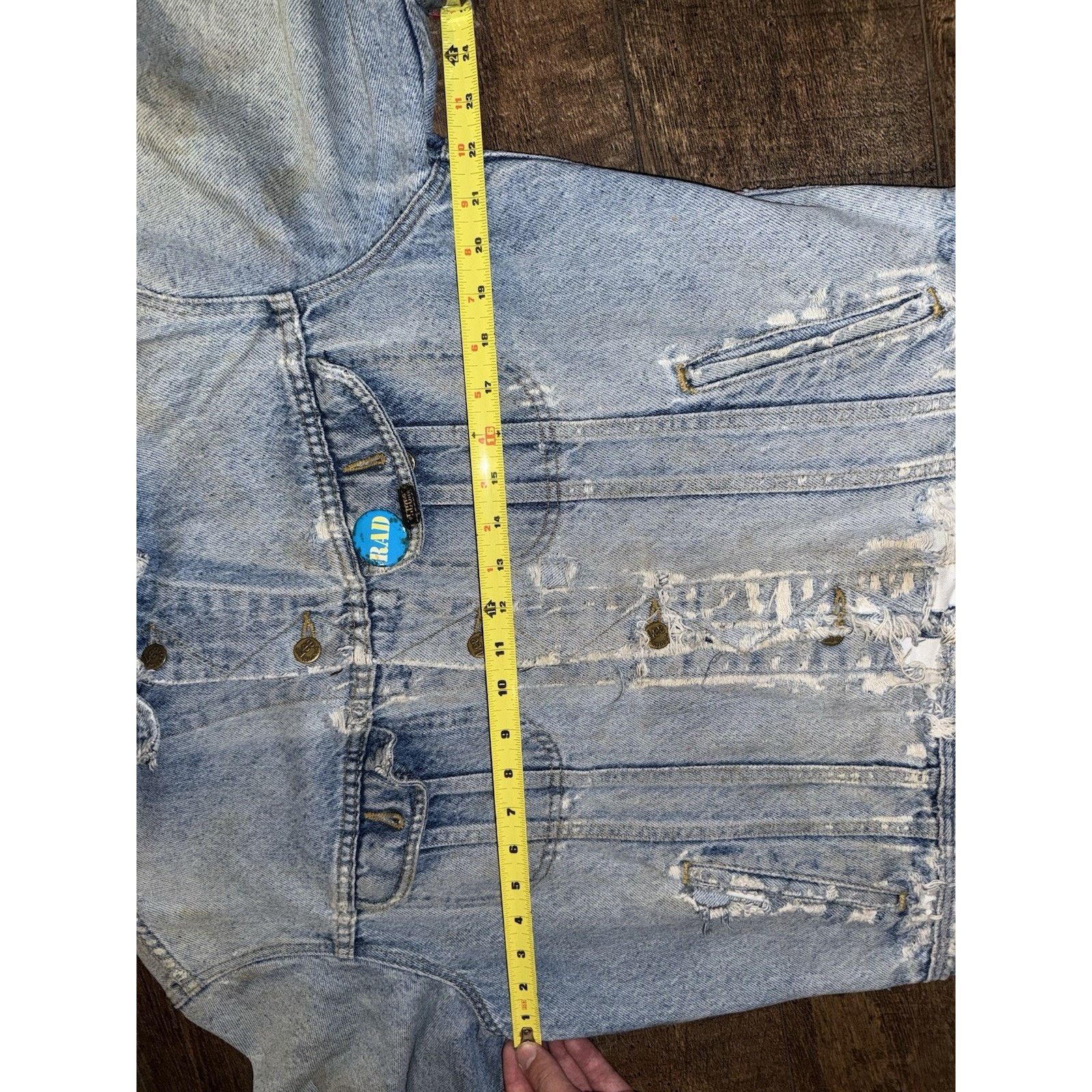 Lee Vintage Lee Denim Jacket 42R Workwear Distressed USA 70s Size US L / EU 52-54 / 3 - 13 Thumbnail