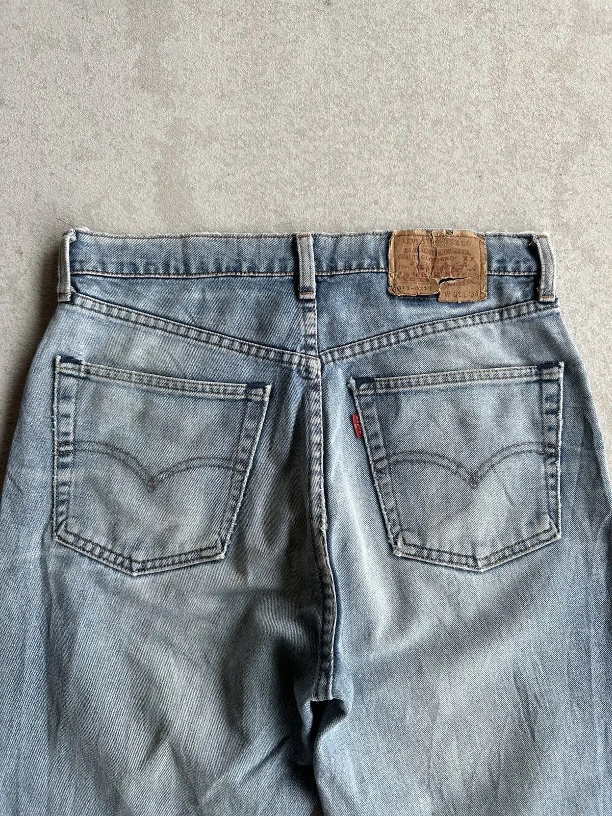LVC 1990’s Vintage LEVI’S 511-0217 Distressed Denim J09 Pants Size US 30 / EU 46 - 14 Thumbnail