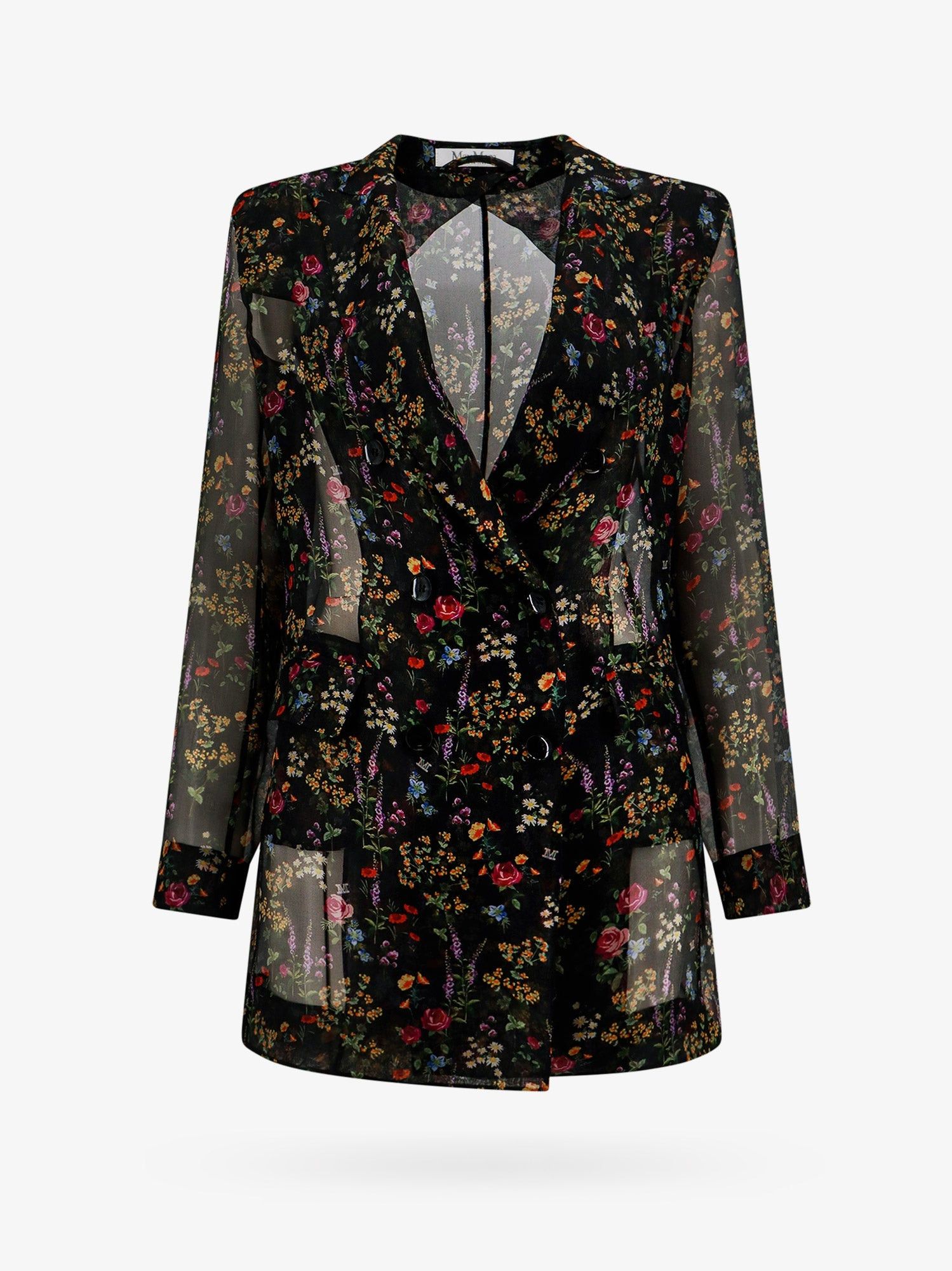 Max Mara Silk Blazer With Floral Print Size M / US 6-8 / IT 42-44 - 1 Thumbnail
