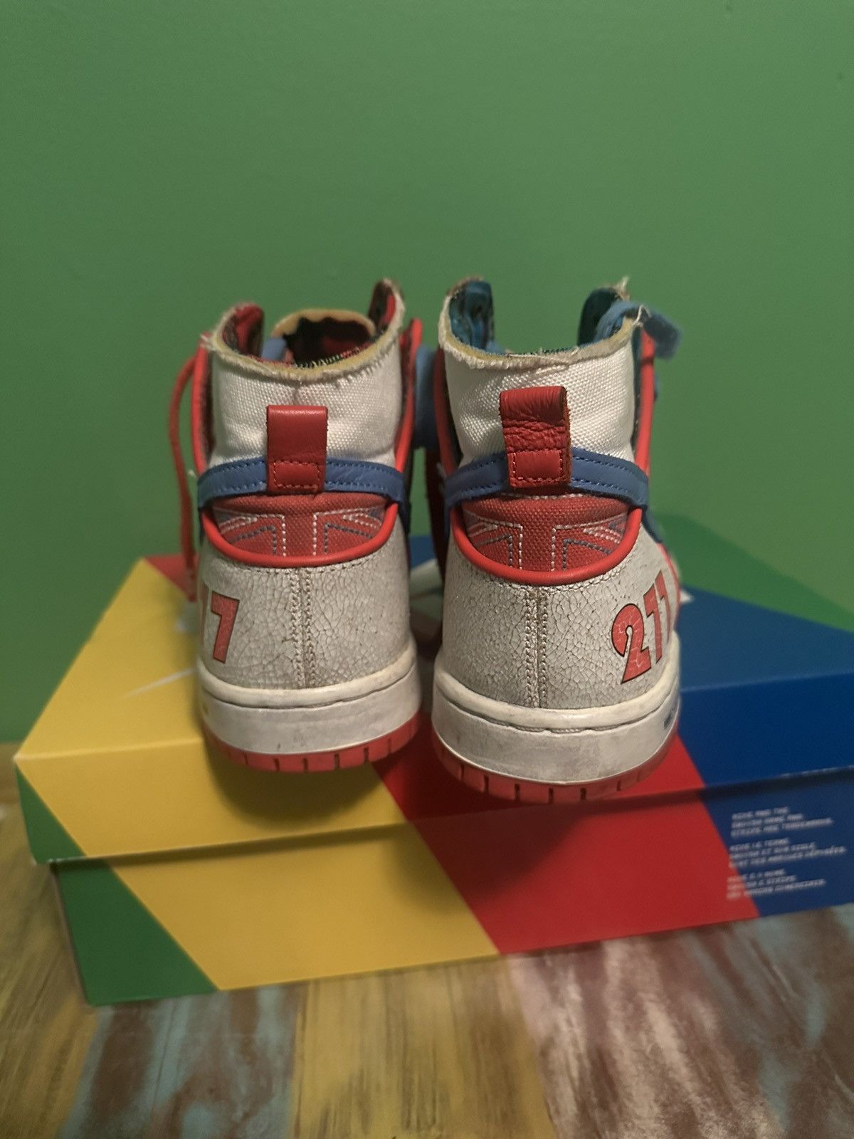 Nike Magnus Walker x Ishod Wair SB Dunk High Decon Urban Outlaw Size US 8 / EU 41 - 4 Thumbnail