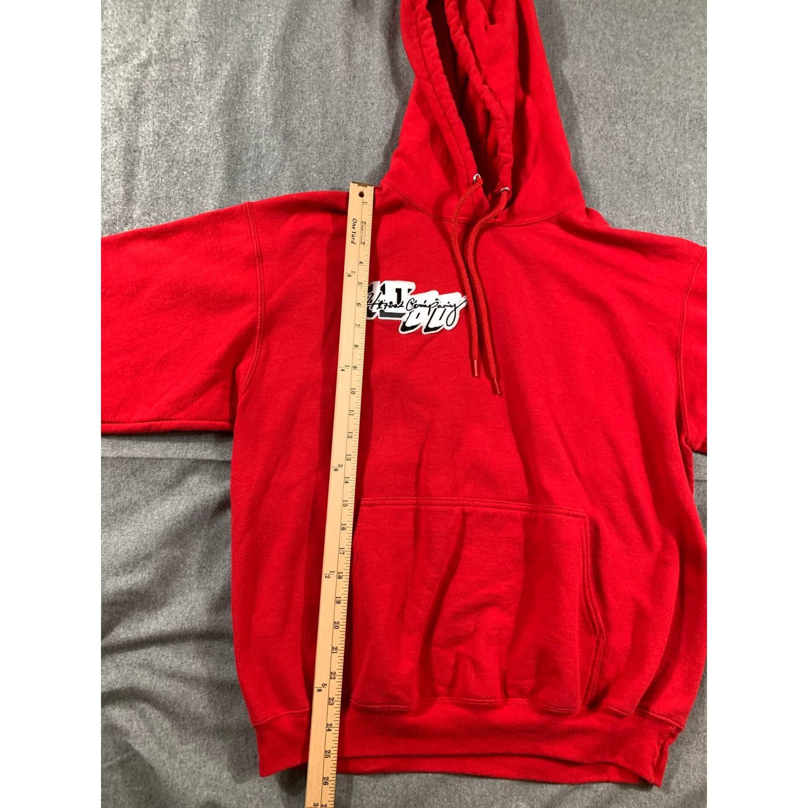 Other Port & Company Hoodie Adult Large Red Pullover Size US L / EU 52-54 / 3 - 8 Thumbnail