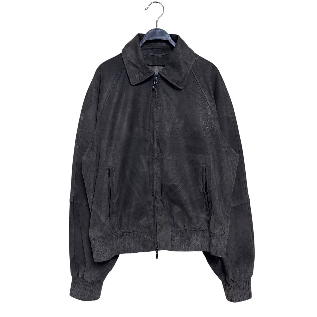 Max Mara Max Mara Bomber Leather Jacket Size S / US 4 / IT 40 - 1 Thumbnail