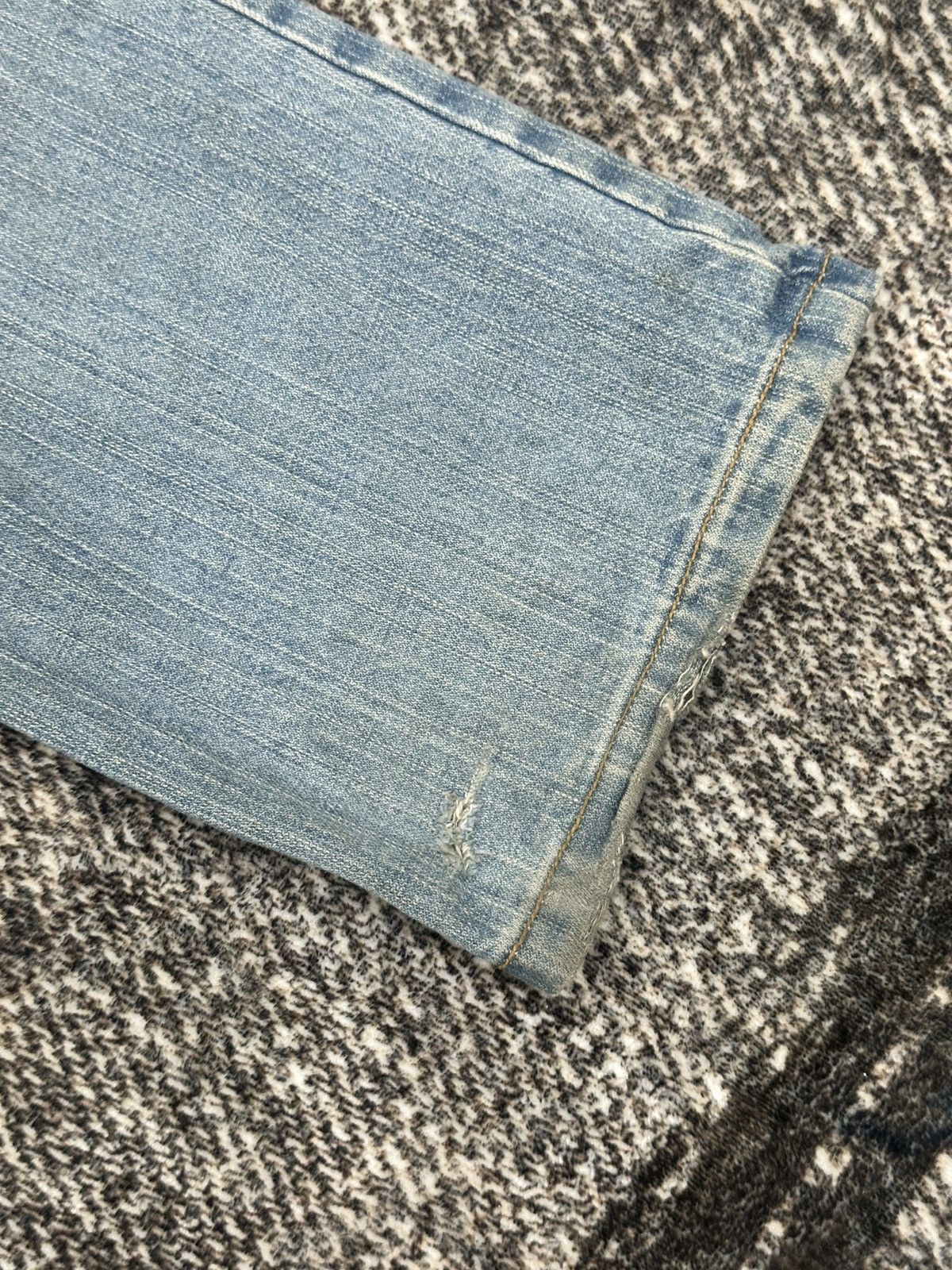 Blue Blue Japan × If Six Was Nine Blue Moon Blue Denim Jeans With Embroidered Pocket Size US 33 - 10 Thumbnail