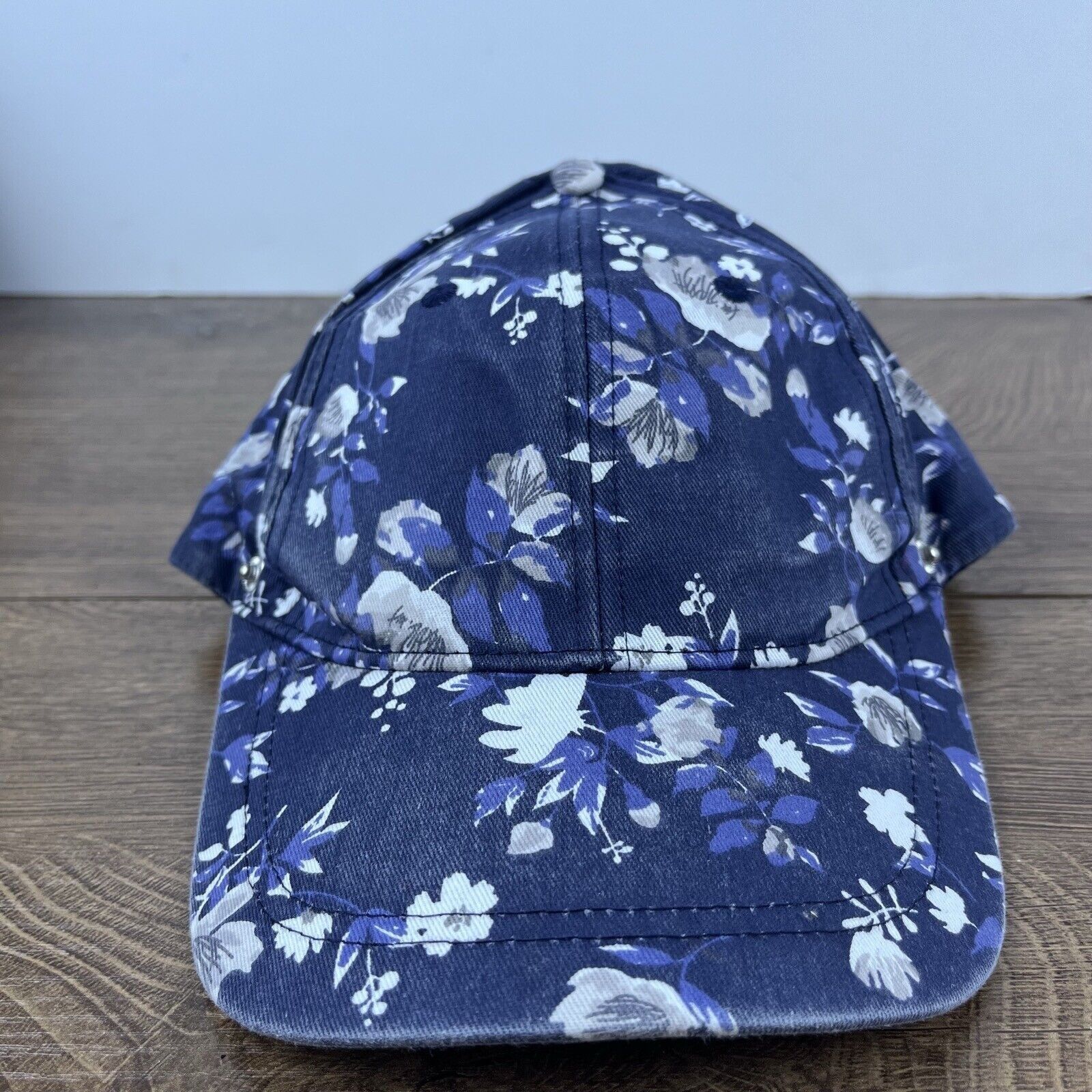 Other Flower Hat Flower Baseball Hat Blue Adjustable Hat Blue Adul Size ONE SIZE - 3 Thumbnail