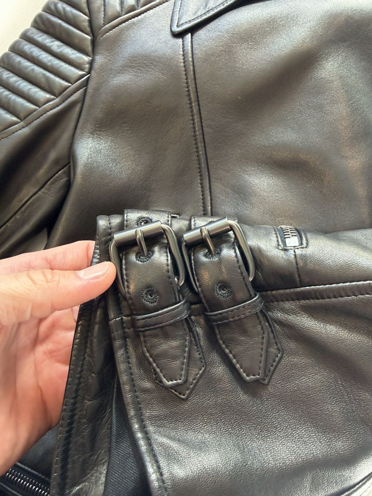 Tom Ford TOM FORD Leather Jacket Sz 42 Size M / US 6-8 / IT 42-44 - 21 Thumbnail
