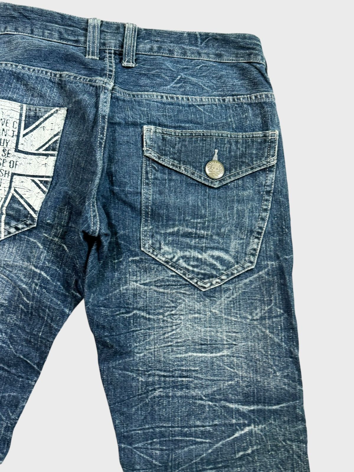 Hysteric Glamour × Japanese Brand JACK SERIKA POEM TARTAN PLAID CLAW MARK DENIM Size US 30 / EU 46 - 12 Thumbnail