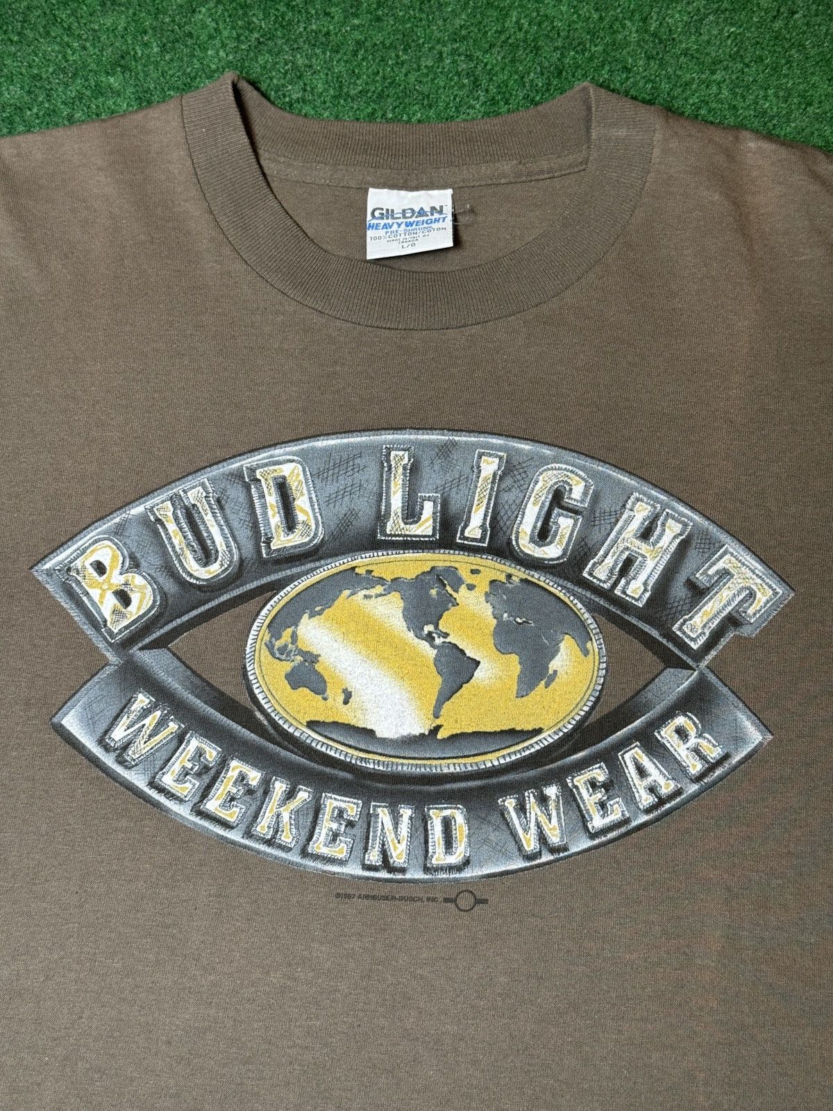 Vintage × Wu-Tang Clan Vintage 90s Budlight Wu Tang Wu Wear Beer Drinking T Shirt Size US L / EU 52-54 / 3 - 2 Thumbnail