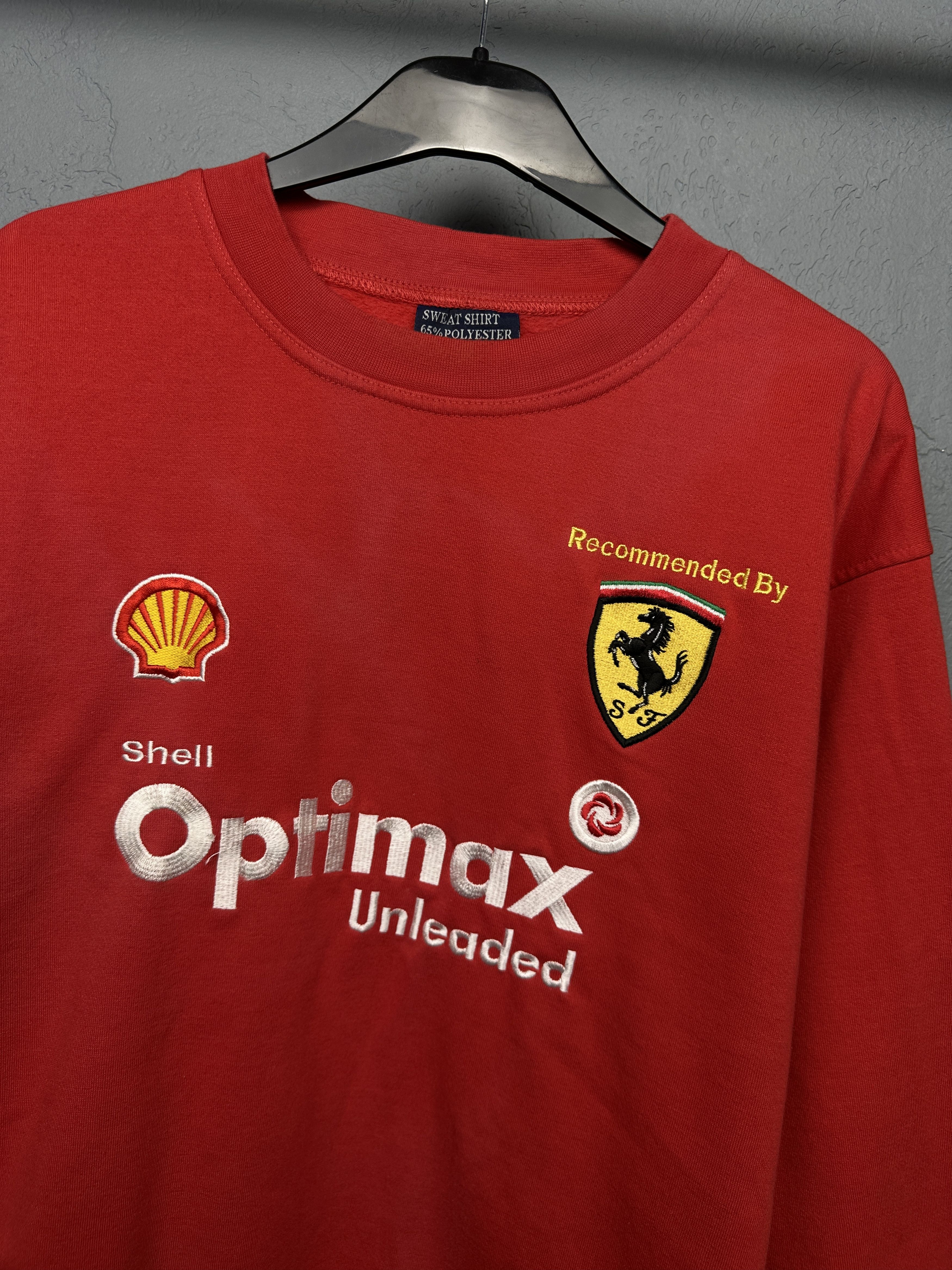 Ferrari Ferrari Shell 90s Vintage Mens Sweatshirt Size US M / EU 48-50 / 2 - 2 Thumbnail