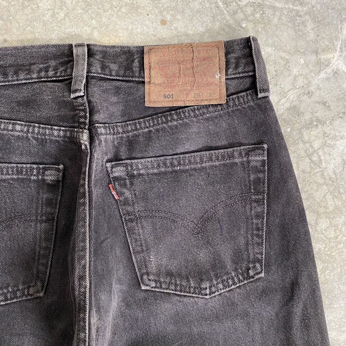 Levi's Vintage 1995 Levis 501 Over Dyed Black Denim Jeans Size US 28 / EU 44 - 13 Thumbnail