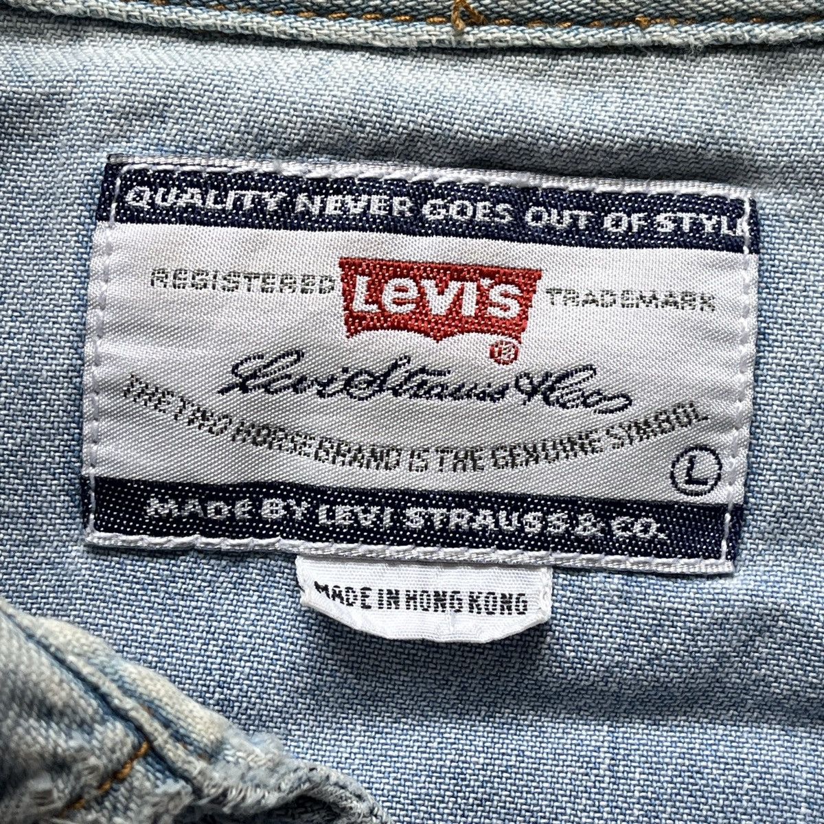 Levi's × Levi's Vintage Clothing Vintage Levis Trucker Jacket Buttons Up Size US L / EU 52-54 / 3 - 19 Thumbnail