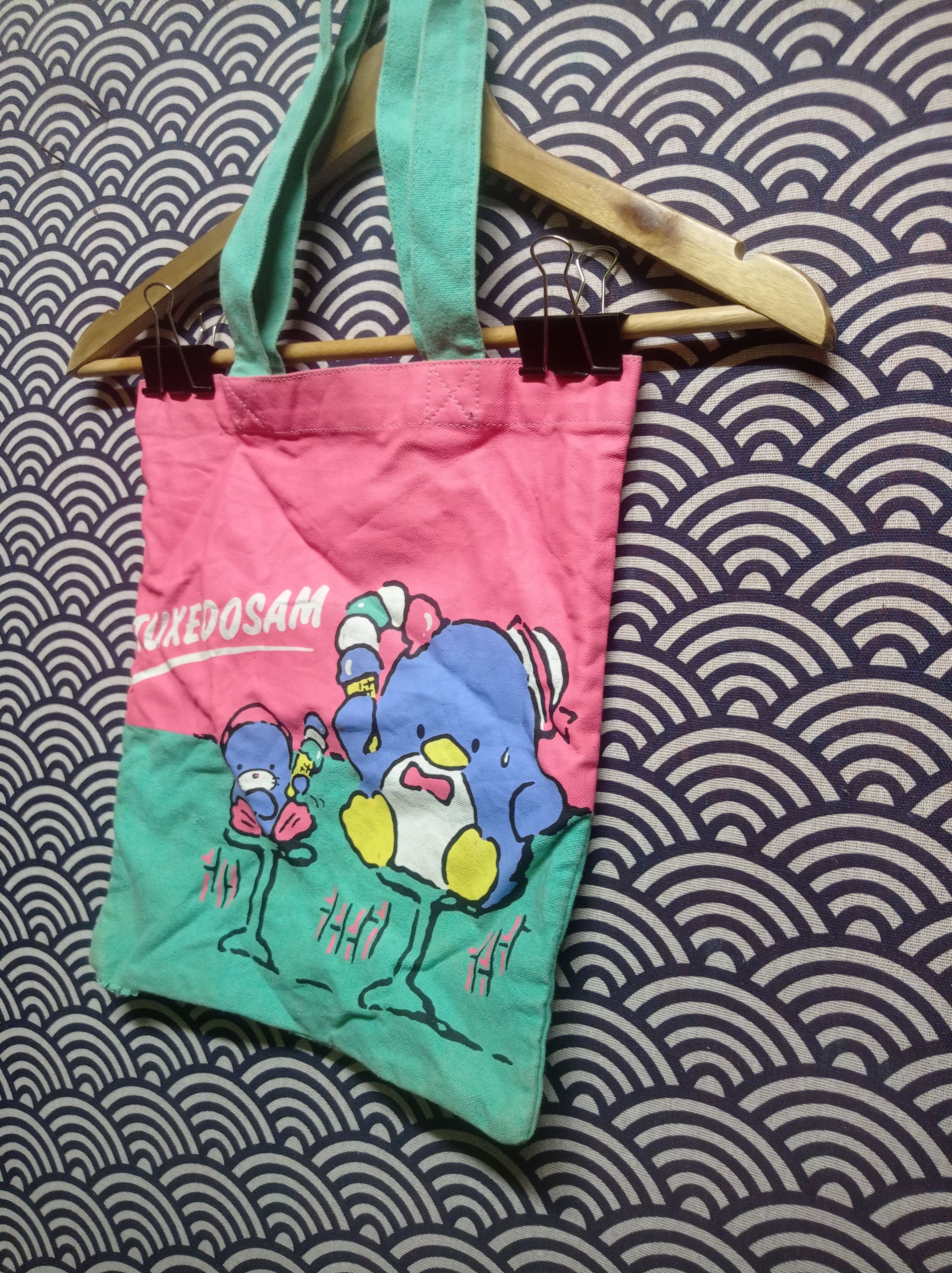 Japanese Brand Vintage sanrio tuxedosam cute penguin tote bag #BG2 Size ONE SIZE - 3 Thumbnail
