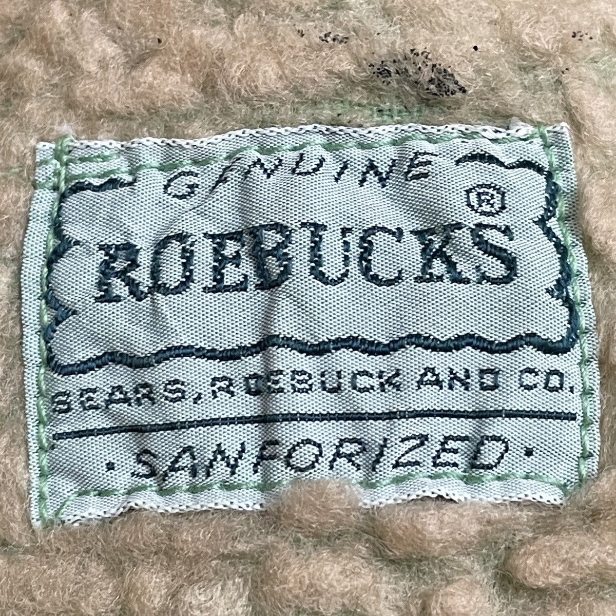Sears × Vintage Vintage Brand Roebuck Fur Denim Vest 1980s Size US M / EU 48-50 / 2 - 9 Thumbnail