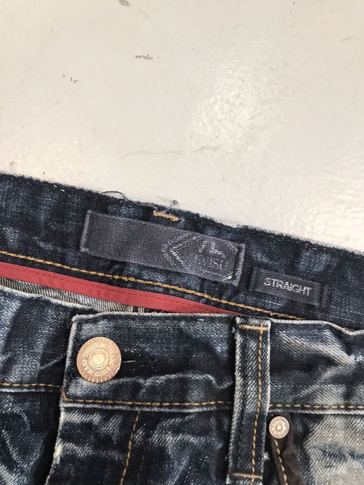 Japanese Brand Vintage Evisu inspired emboridered denim Size US 34 / EU 50 - 7 Thumbnail