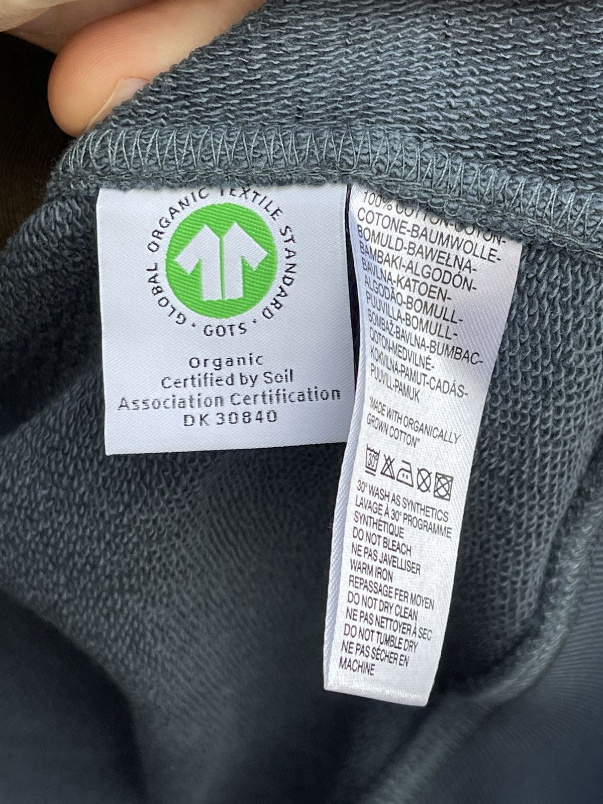 Paul Smith Paul Smith Heavy Organic Cotton Zip-Front Zebra Logo Hoodie Size US L / EU 52-54 / 3 - 7 Thumbnail