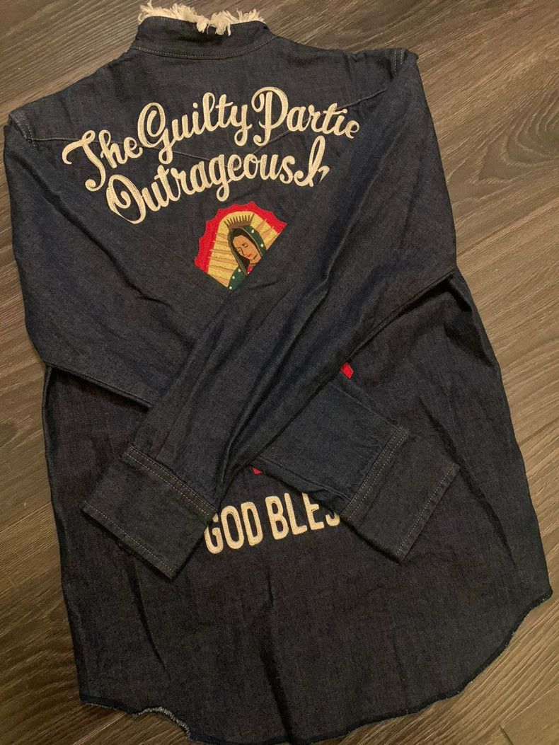 Wacko Maria Wacko maria Raw Denim Shirt Size US M / EU 48-50 / 2 - 5 Thumbnail