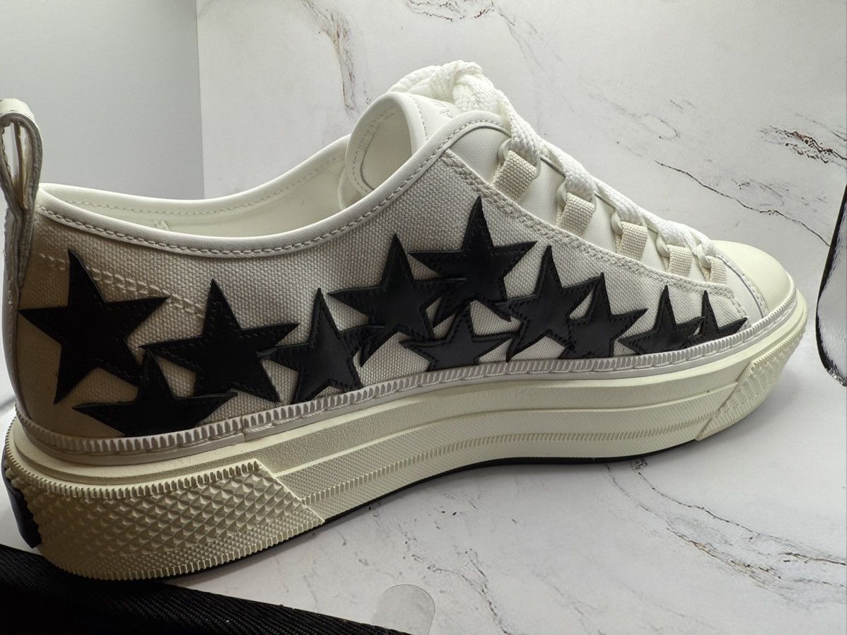 Amiri AMIRI Stars Court Canvas low top Size US 11 / EU 44 - 2 Thumbnail