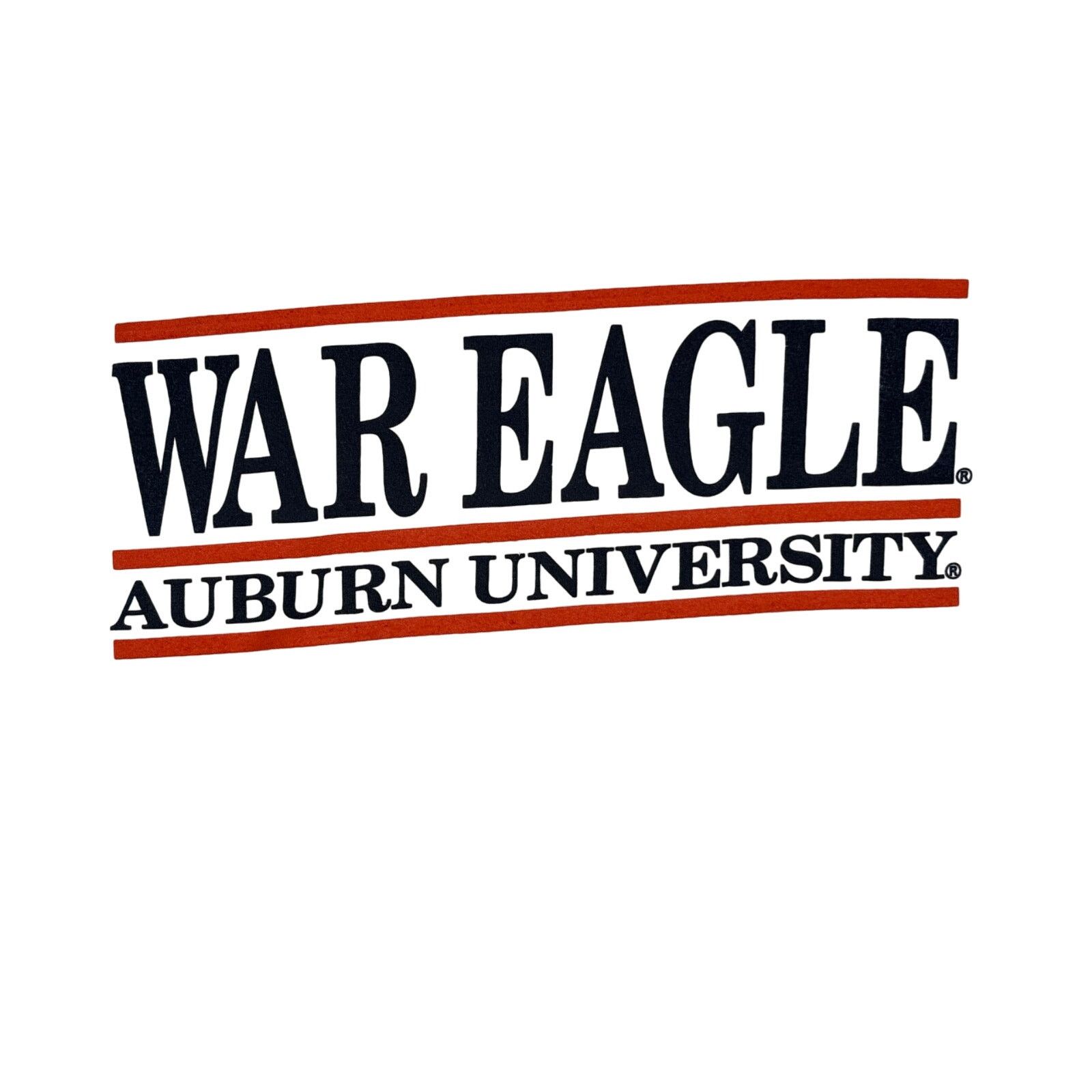 The Unbranded Brand Auburn University War Eagle T-Shirt 2XL White Oversized Size US XXL / EU 58 / 5 - 2 Thumbnail