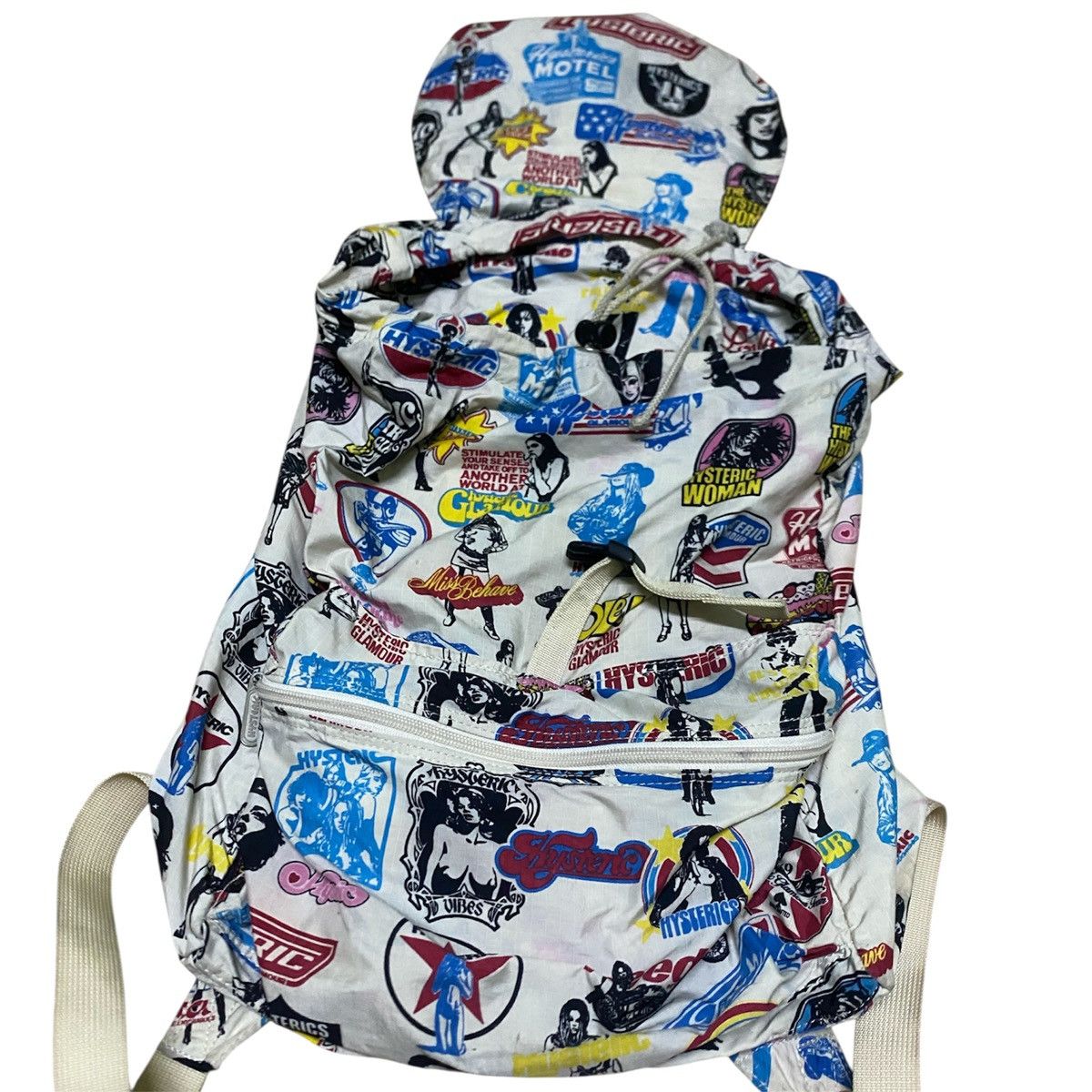 Hysteric Glamour Hysteric Glamour Full Print Drawstring Backpack Size ONE SIZE - 2 Thumbnail