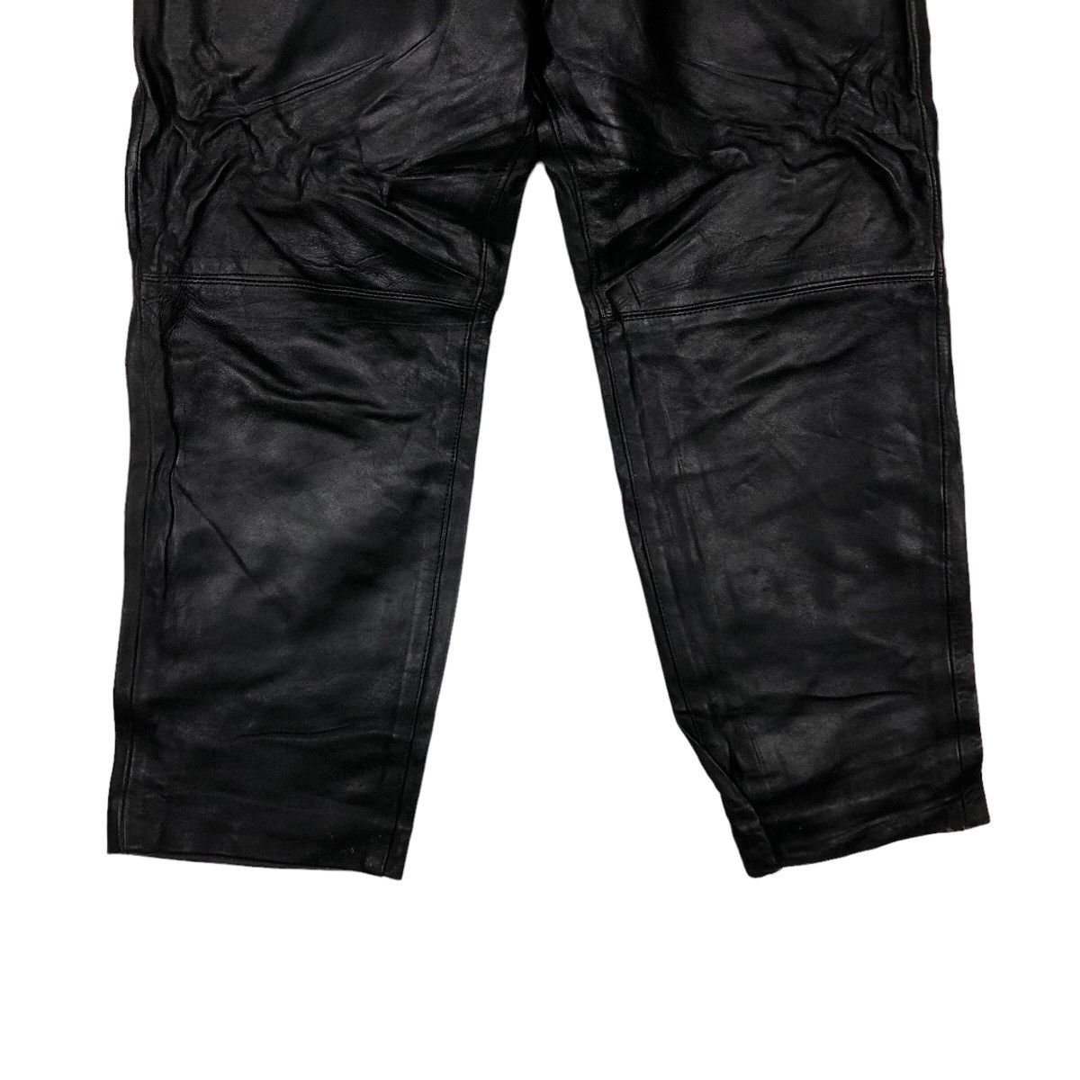 Genuine Leather 🔥90’s Rare Genuine Leather Pants Racing Jogi Leather Japan Size US 32 / EU 48 - 4 Thumbnail