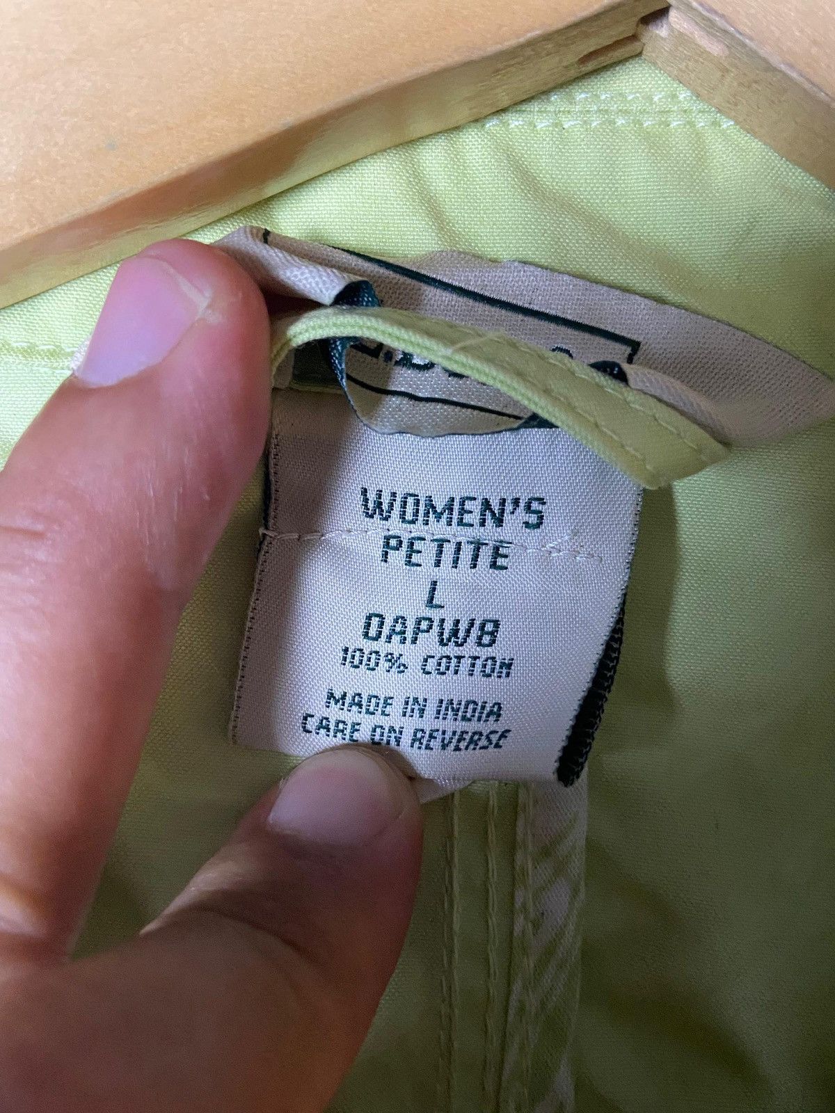 Japanese Brand × L.L. Bean × Vintage L.L Bean Brand Women’s Petite Button Up Jacket (122) Size L / US 10 / IT 46 - 9 Thumbnail