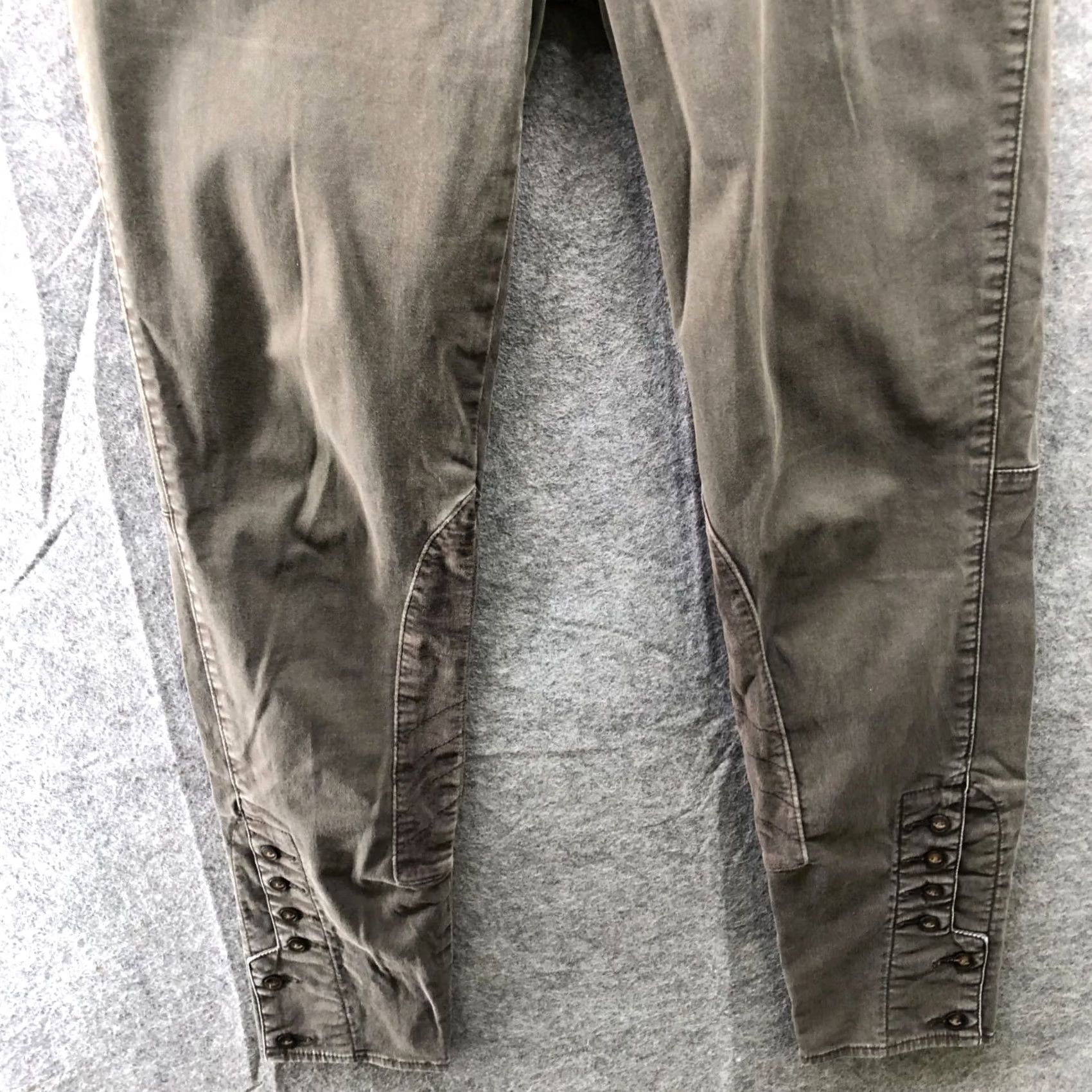 Anthropologie VINTAGE Anthropologie Daughters of the Liberation Riding Pant Womens 27 Equestrian Olive Size 27" / US 4 / IT 40 - 4 Thumbnail