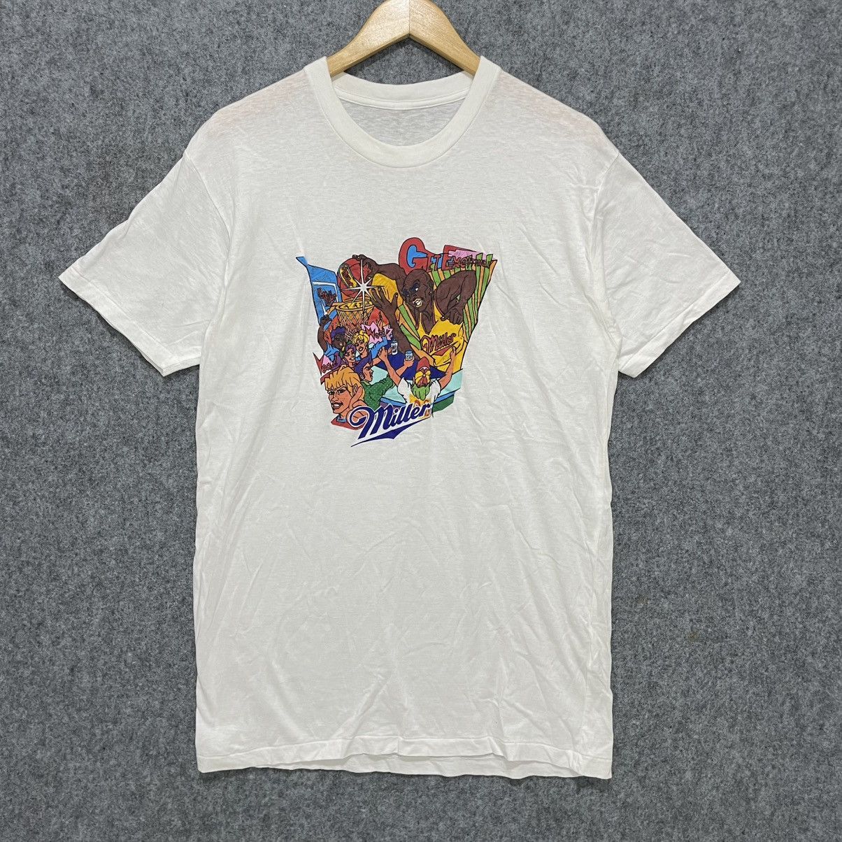 Vintage Vintage 90s Miller Soda T-Shirt Size US L / EU 52-54 / 3 - 1 Thumbnail