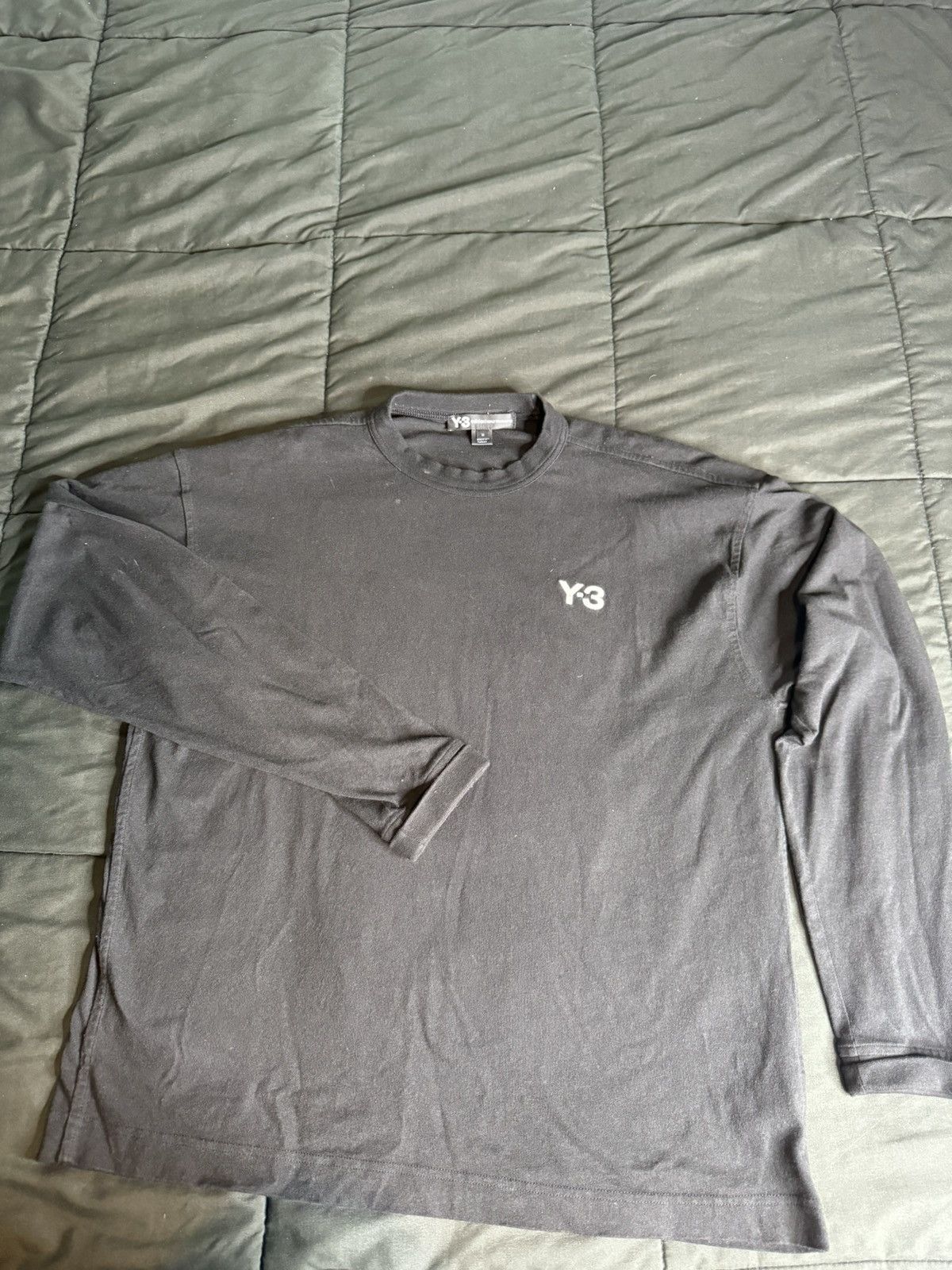 Adidas × Y-3 × Yohji Yamamoto Y-3 x Adidas “Alleyway” Graphic Long Sleeve Size US M / EU 48-50 / 2 - 1 Thumbnail