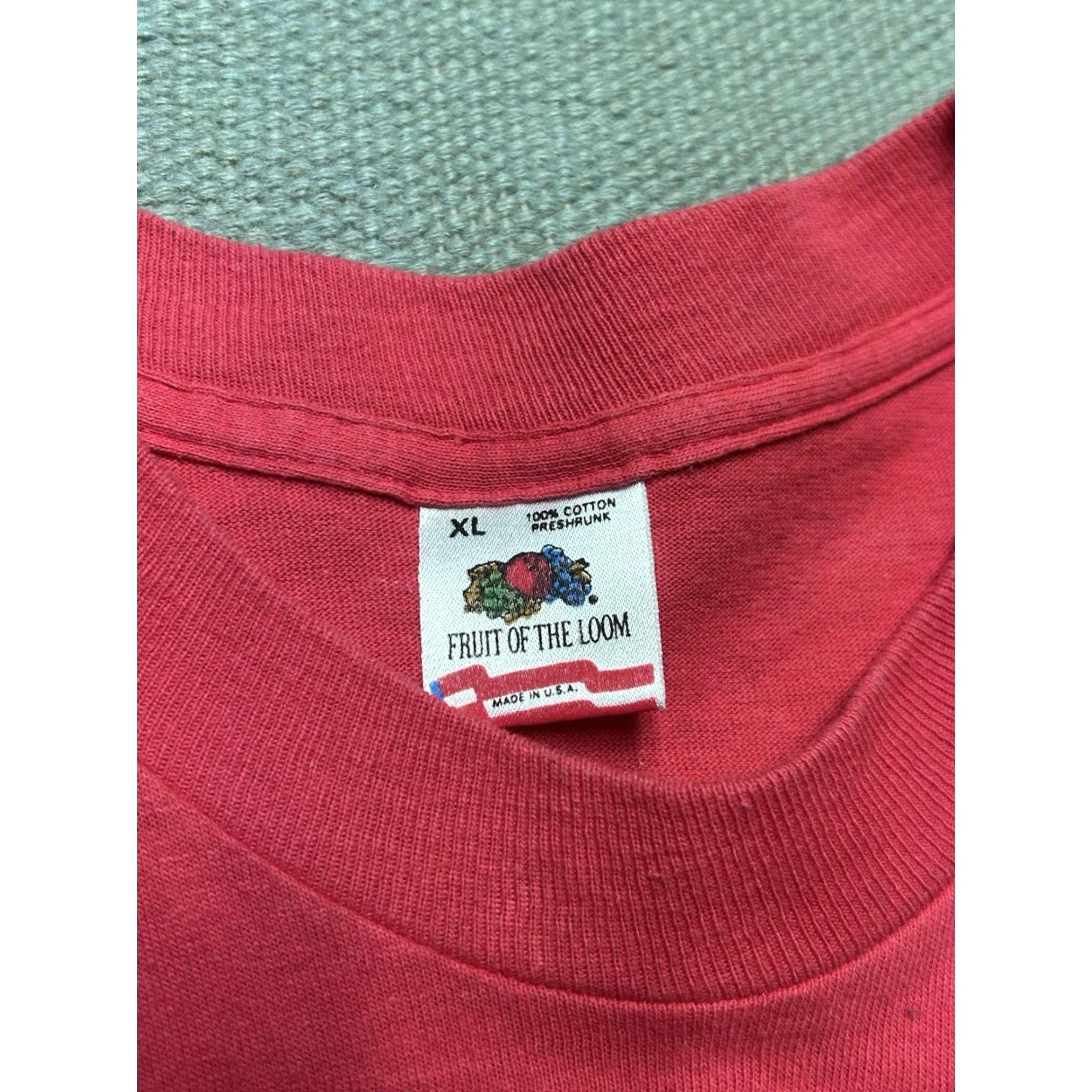Fruit Of The Loom VINTAGE 90s Fruit of the Loom T-Shirt Nashville Tennessee Grand Ole Opry Pink XL Men Shirts 90s Size US XL / EU 56 / 4 - 6 Thumbnail