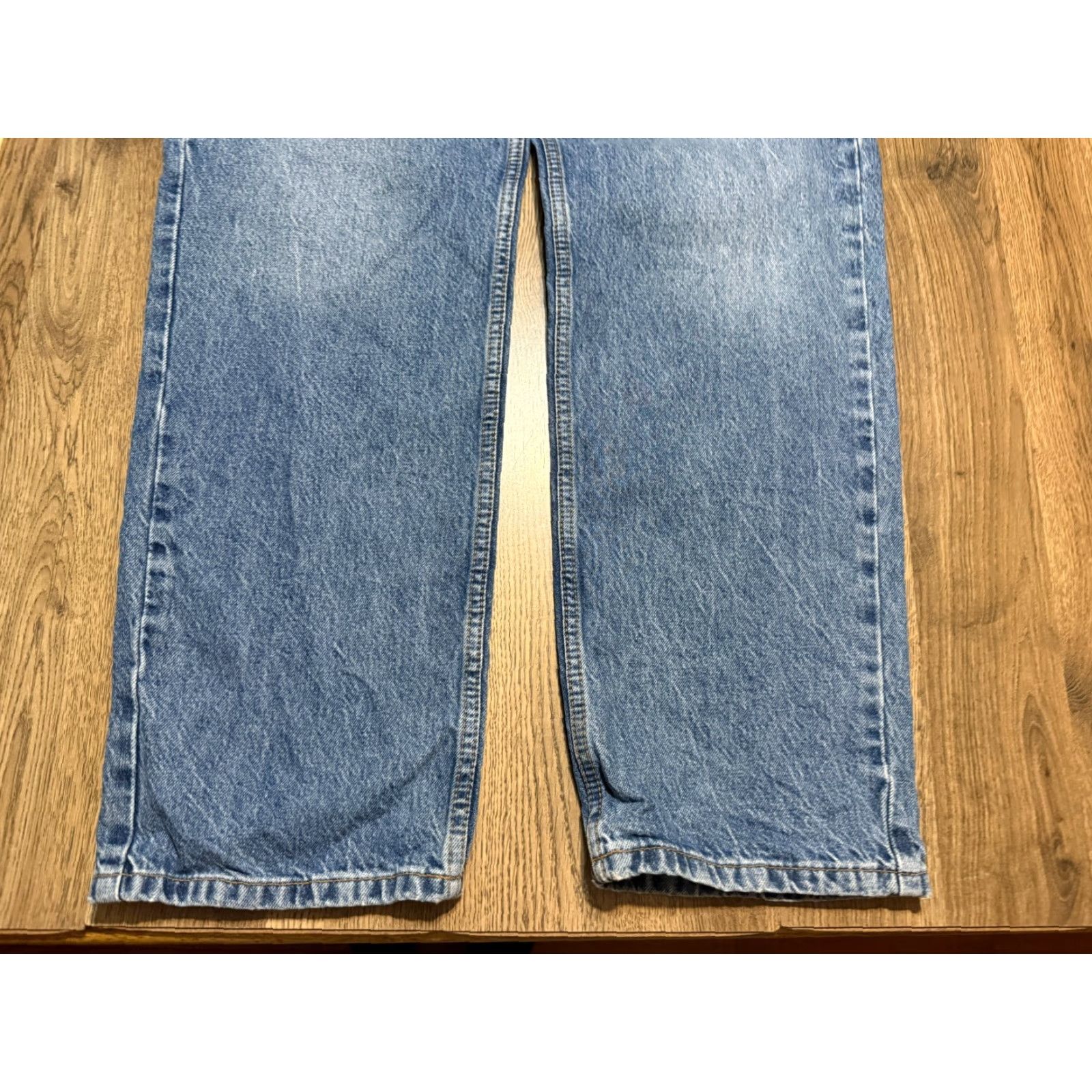 Topshop Topshop Jeans Women's 29 Blue Denim Straight High Rise Pockets Outdoor Size 29" - 2 Thumbnail