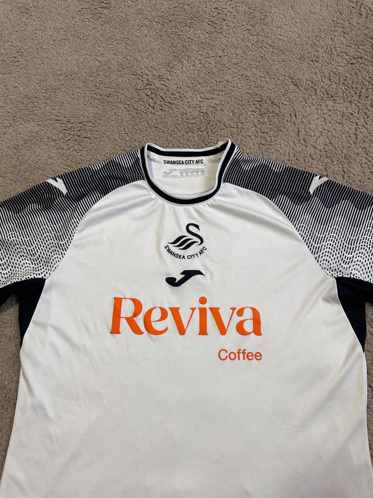 Joma Swansea City 2023/24 Home Football Soccer Jersey Joma Shirt Size US XL / EU 56 / 4 - 4 Thumbnail