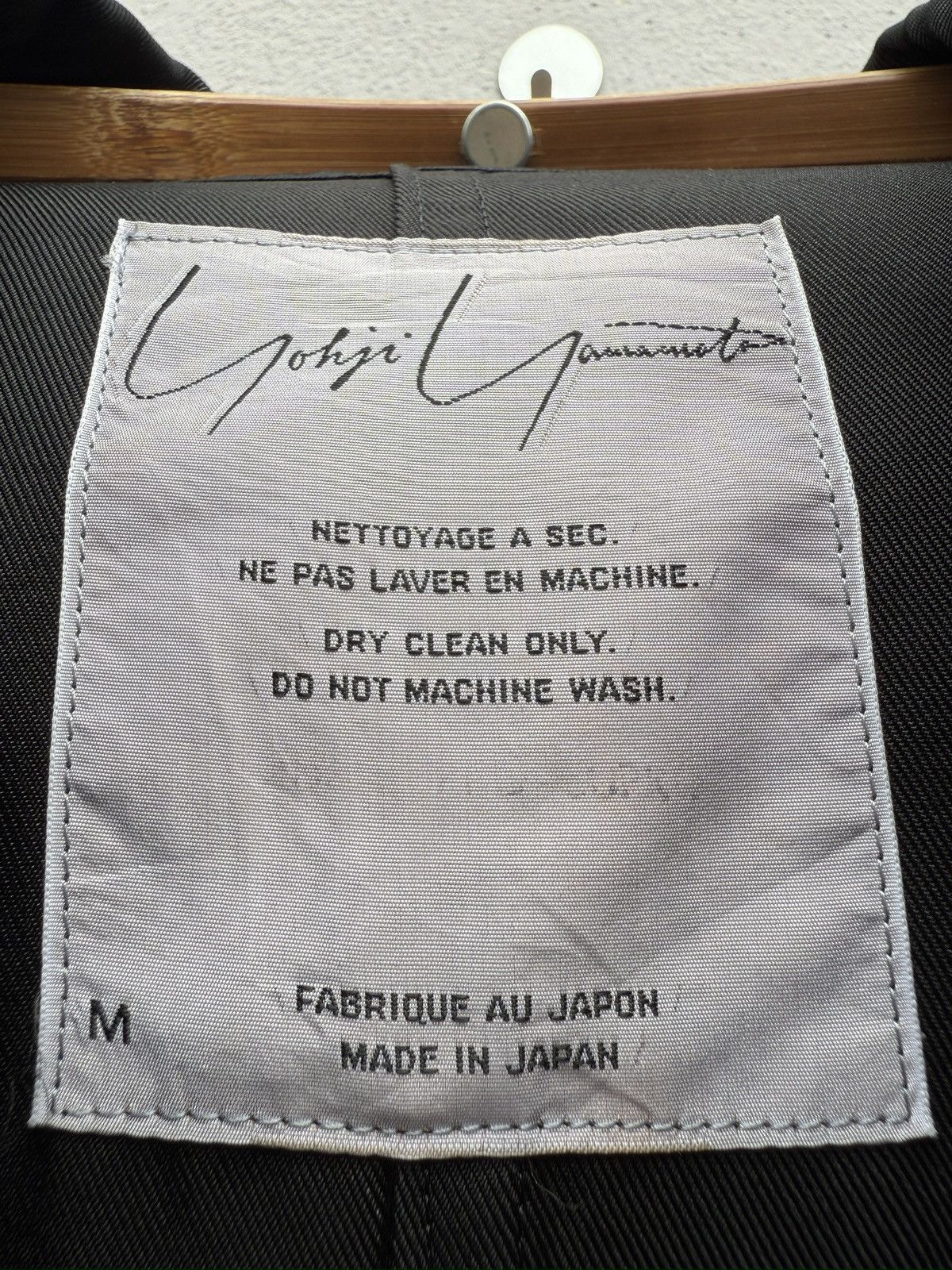 Yohji Yamamoto 💥GRAIL💥1980s ICONIC YOHJI YAMAMOTO SIGNATURE BAGGY JACKET Size US L / EU 52-54 / 3 - 4 Thumbnail