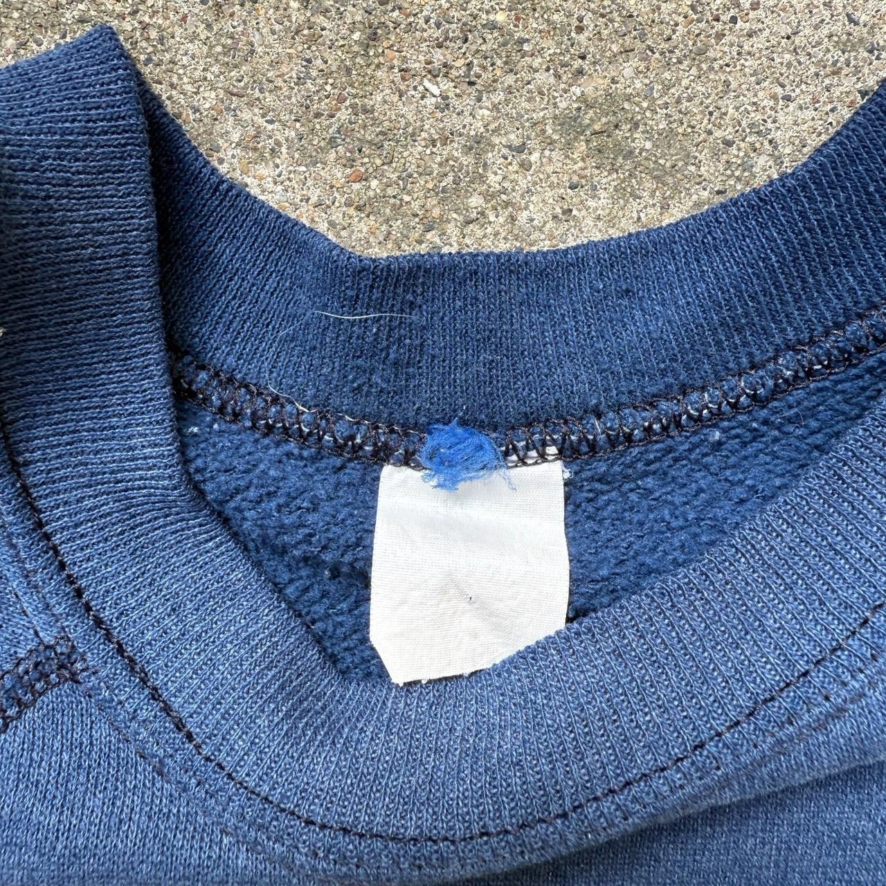 Vintage true vintage blue crewneck sweatshirt paint distress faded Size US S / EU 44-46 / 1 - 5 Thumbnail