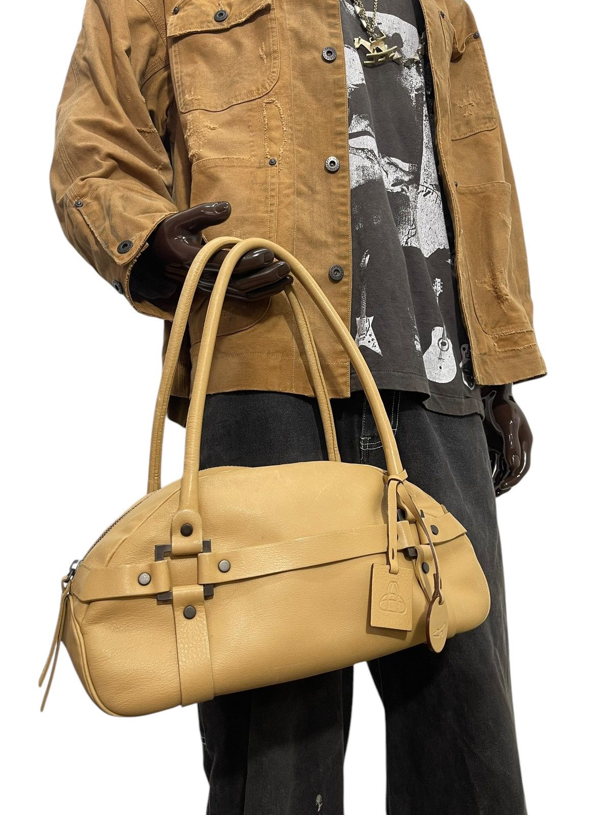 Bruno Magli Full Leather Bruno Magli Handmade East-West Bag 1🟩6 Size ONE SIZE - 1 Thumbnail