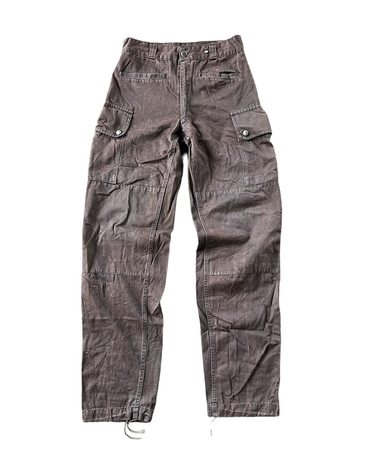 image of Military x Vintage Army Monkey Cargo Pants 80's Japan in Brown, Men's (Size 28)