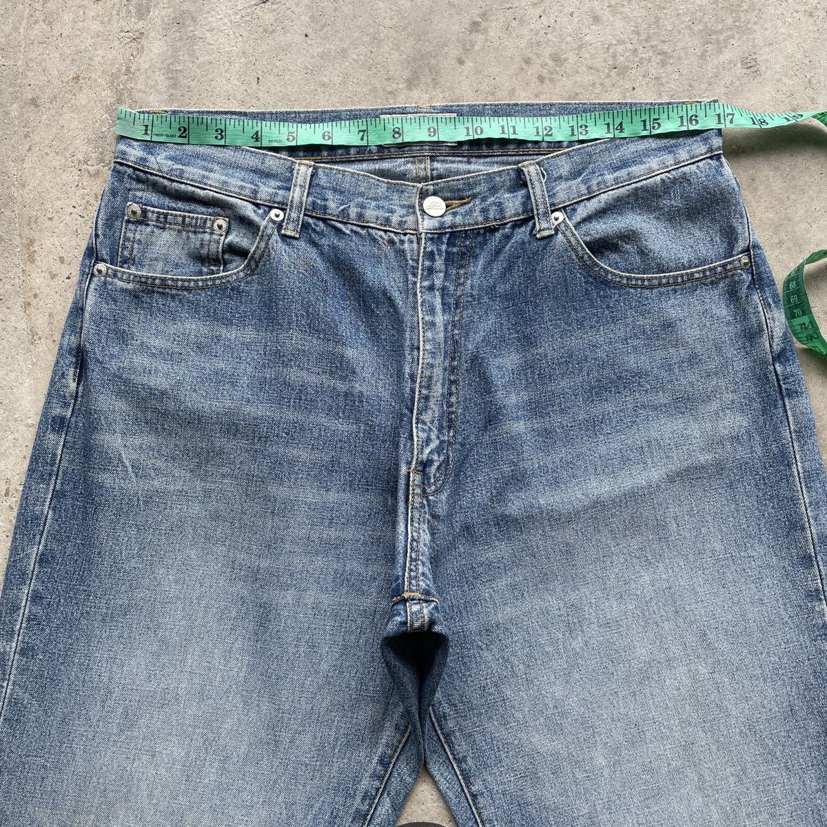 Japanese Brand Japan Baggy Piko Hawaiian Distressed Faded Jeans Pants W33 Size US 34 / EU 50 - 5 Thumbnail