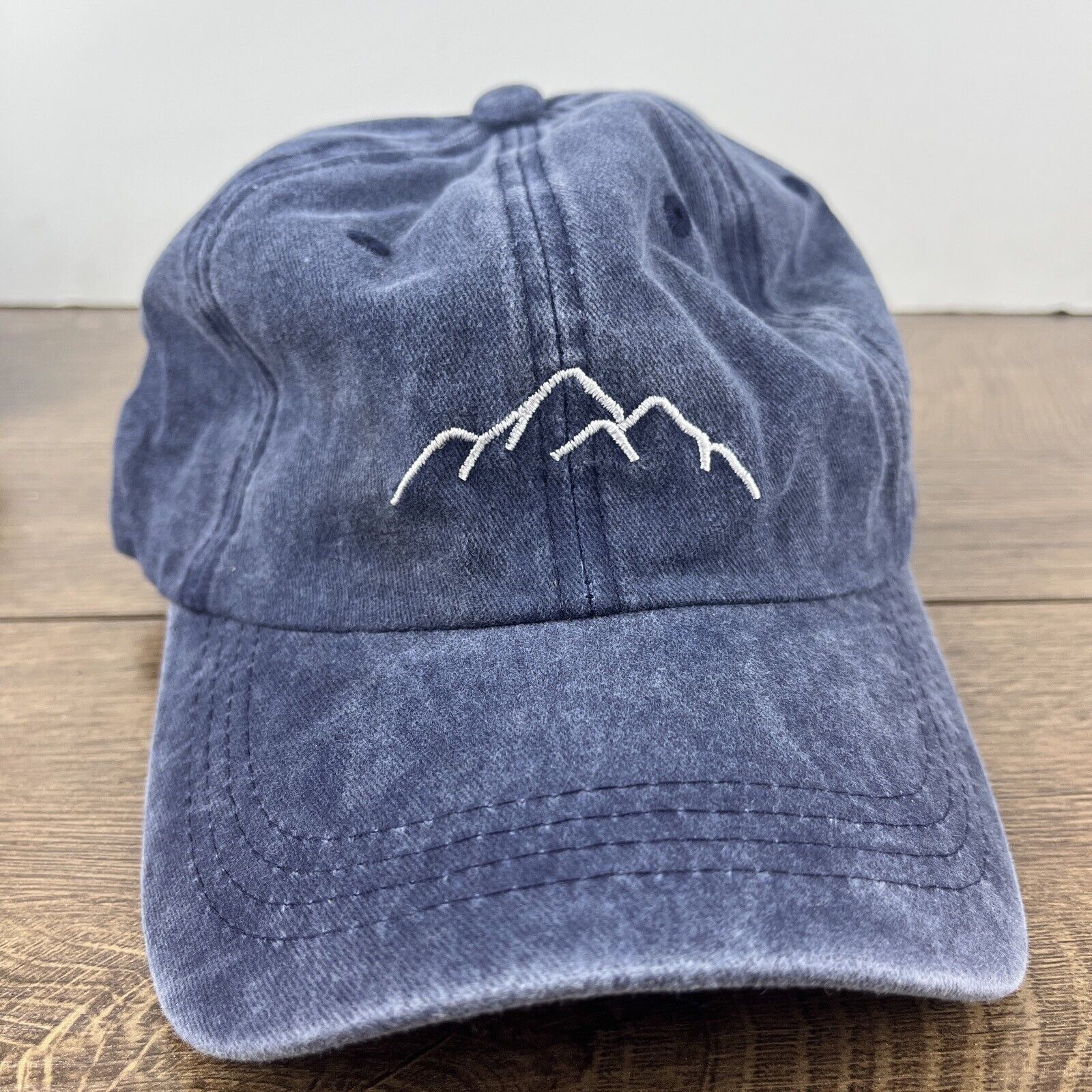 Other Mountains Hat Mountain Blue Hat Adjustable Adult Size Hat Bl Size ONE SIZE - 5 Thumbnail