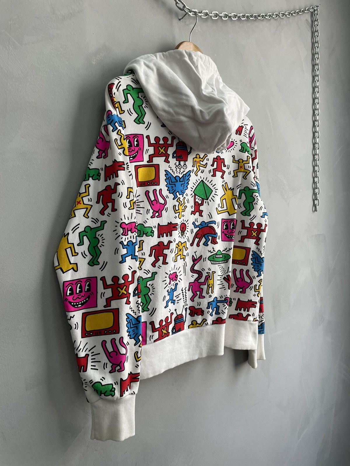 Keith Haring Keith Haring Full Print Hoodie Big Bang Art japanese style Size US M / EU 48-50 / 2 - 11 Thumbnail