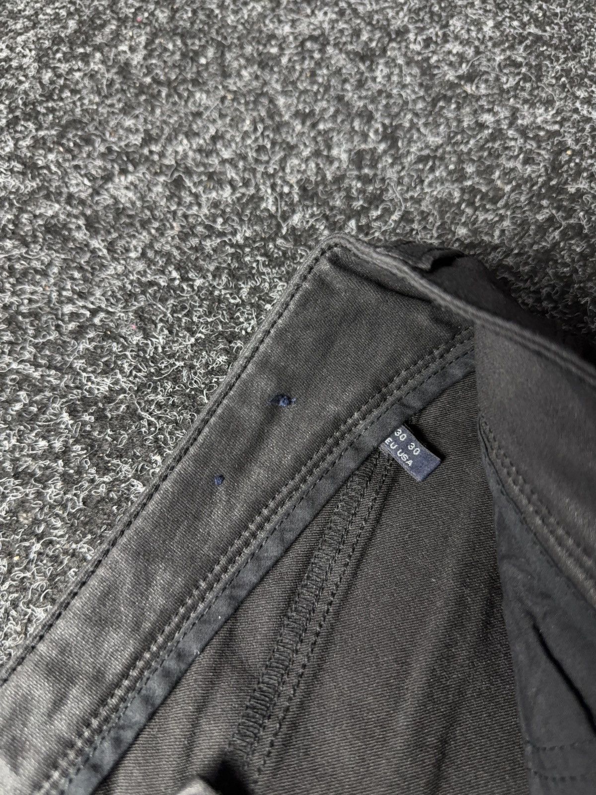 Armani Vintage 00s Luxury Designer Armani Jeans Tessuto skiny pants Size 30" / US 8 / IT 44 - 9 Thumbnail