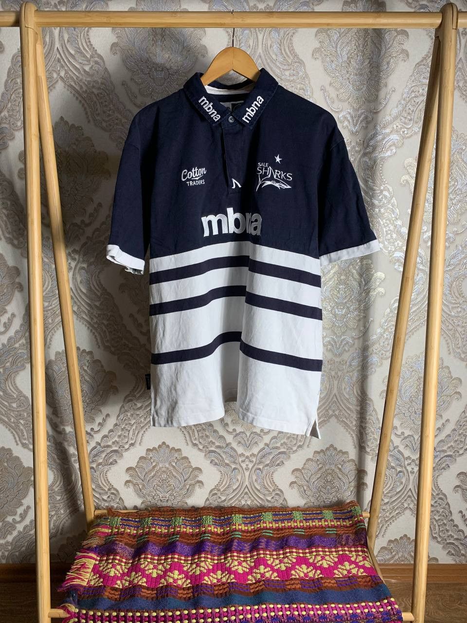 Cotton Traders Vintage Cotton Traders Sale Sharks England Rugby Jersey 90s Size US XXL / EU 58 / 5 - 1 Thumbnail