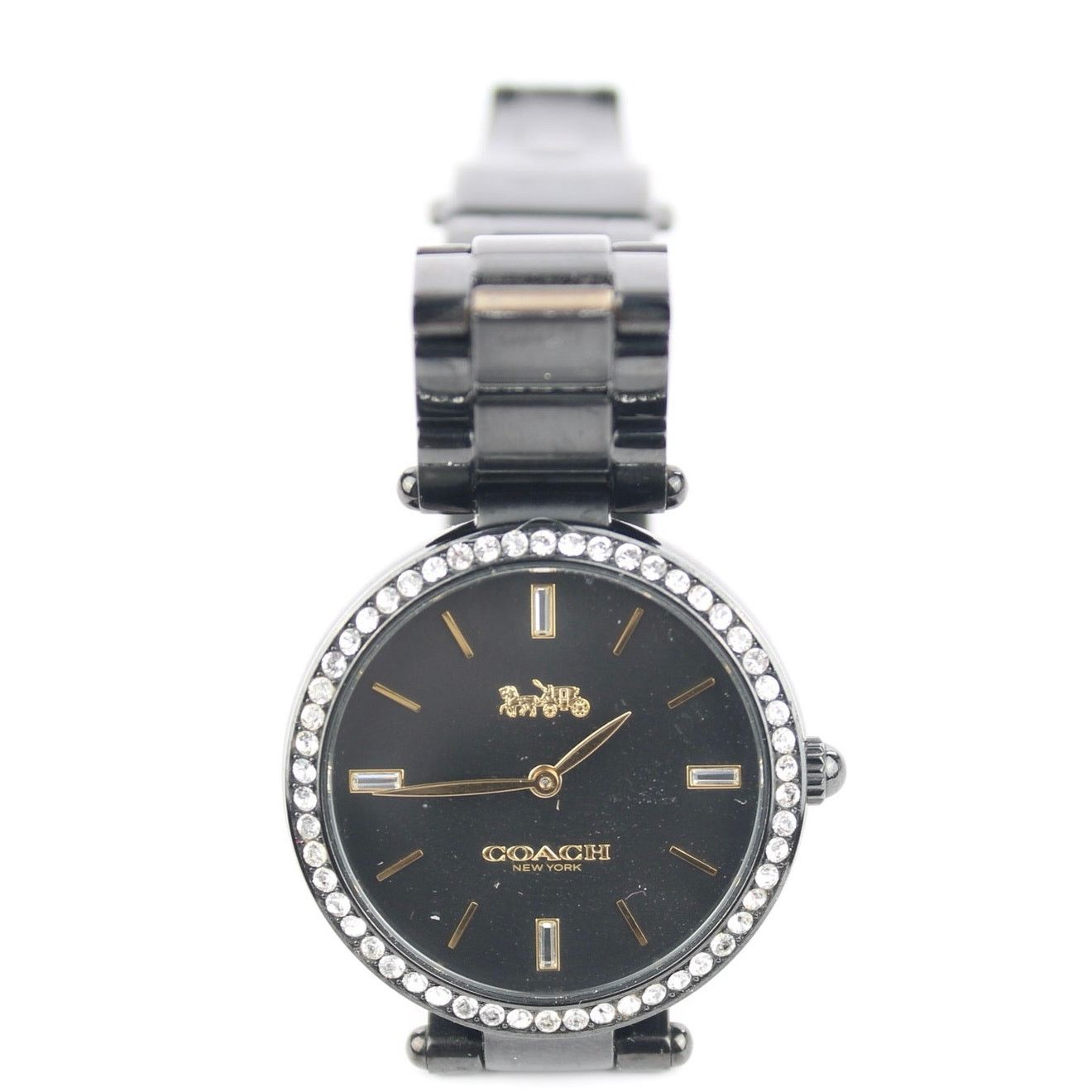 Coach Coach Park Crystal Accent Black Dial Watch Size ONE SIZE - 1 Thumbnail