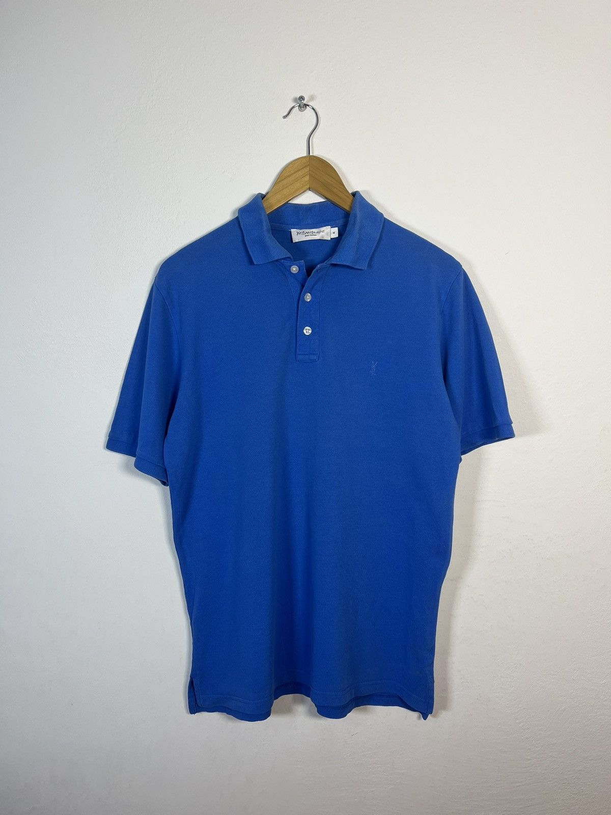 Yves Saint Laurent Yves Saint Laurent Pour Homme Shirt Polo Vintage Logo Size US M / EU 48-50 / 2 - 1 Thumbnail