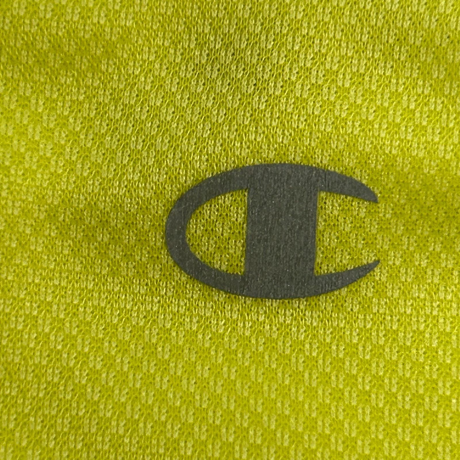 Champion Champion Yellow V-Neck Athletic Shirt Large Polyester Active Size L / US 10 / IT 46 - 6 Thumbnail