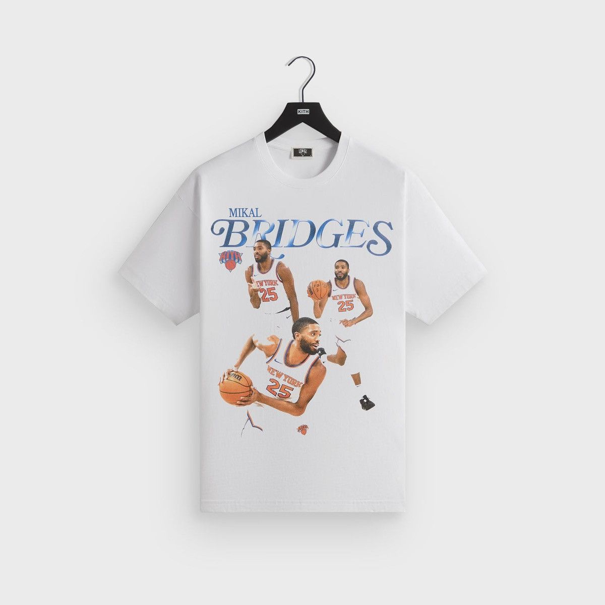 Kith Kith for New York Knicks Mikal Bridges Legend Vintage Tee Size US XL / EU 56 / 4 - 1 Thumbnail