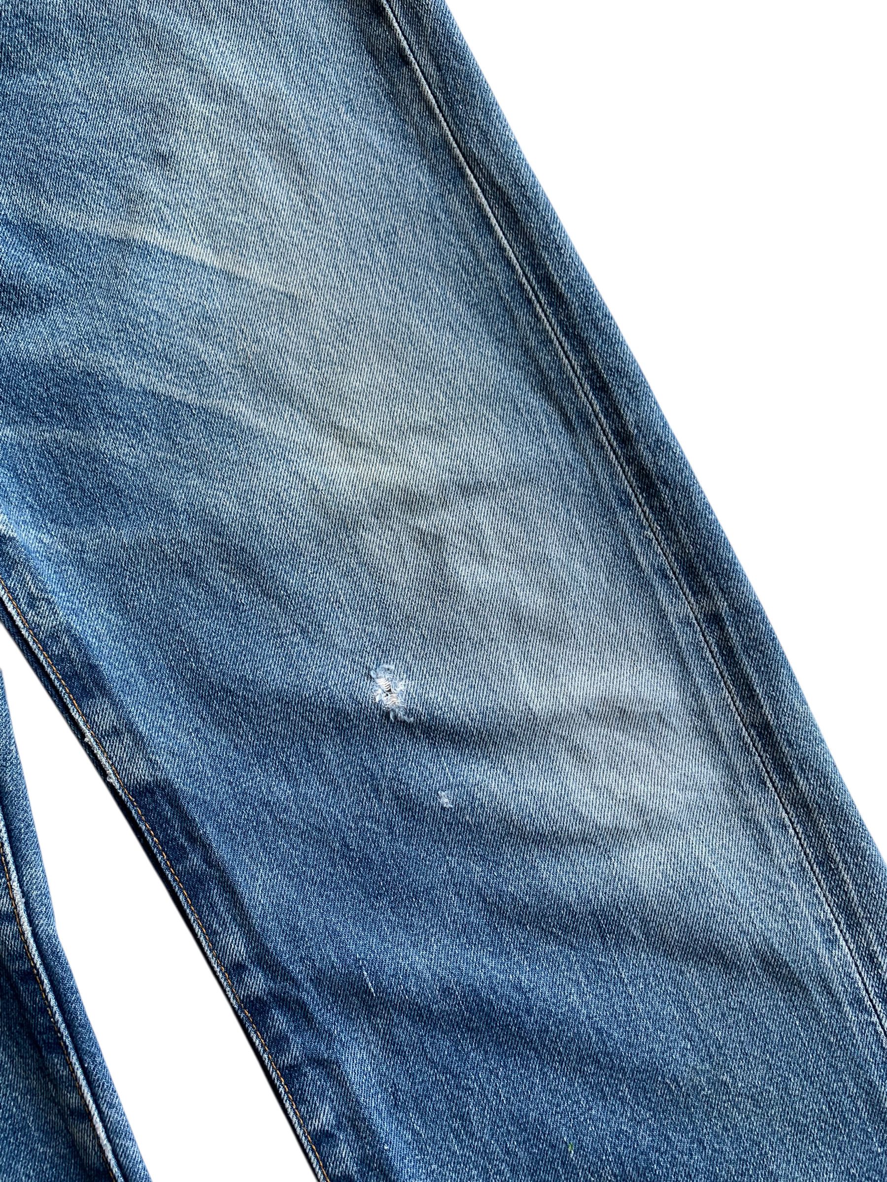 Levi's VINTAGE LEVIS 501 BIG E 1994 SELVEDGE DISTRESSED DENIM Size US 29 - 21 Thumbnail