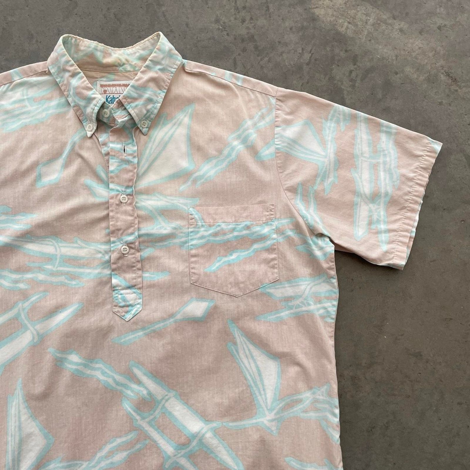 Vintage Vintage Kahala Pink Hawaiian Shirt Size US L / EU 52-54 / 3 - 3 Thumbnail