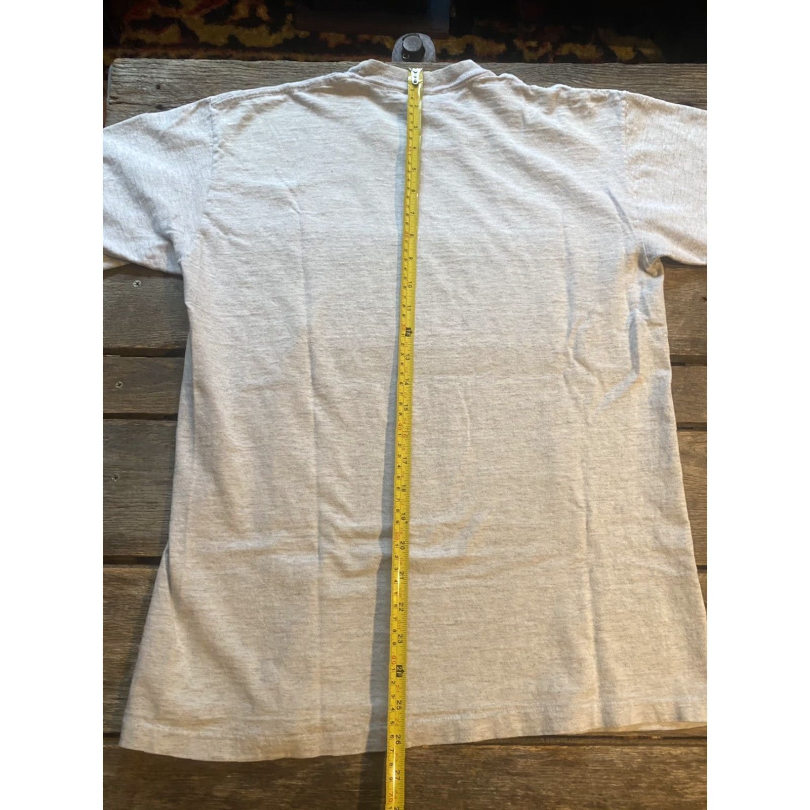 Champion VINTAGE Stanford University National Basketball Champions T-shirt M Gray Cotton Crew Neck Short Sleeve Men Medium VolunteeR 1991 Size US M / EU 48-50 / 2 - 6 Thumbnail