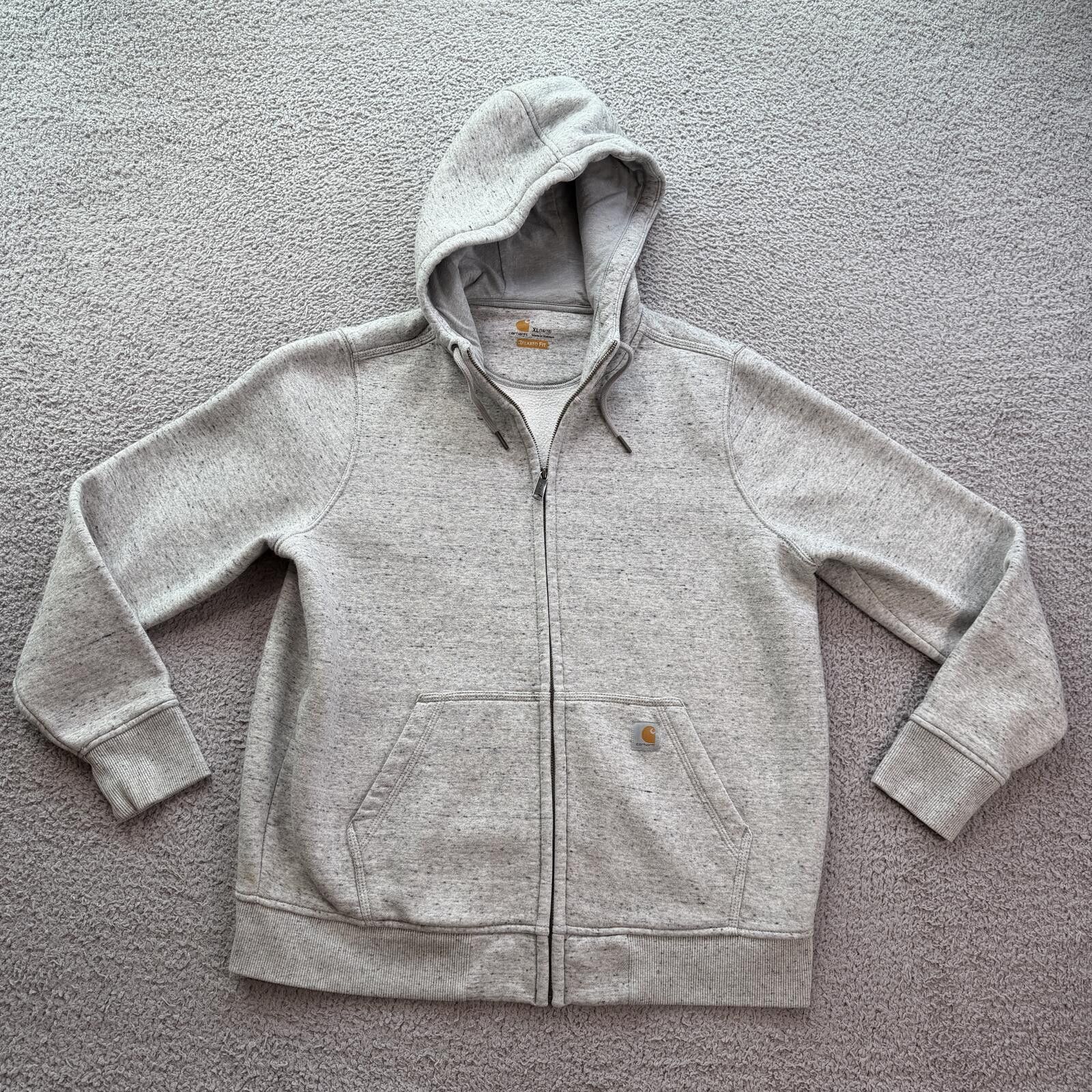 Carhartt Carhartt Full Zip Hoodie Womens XL Relaxed Fit Sweatshirt Size XL / US 12-14 / IT 48-50 - 1 Thumbnail