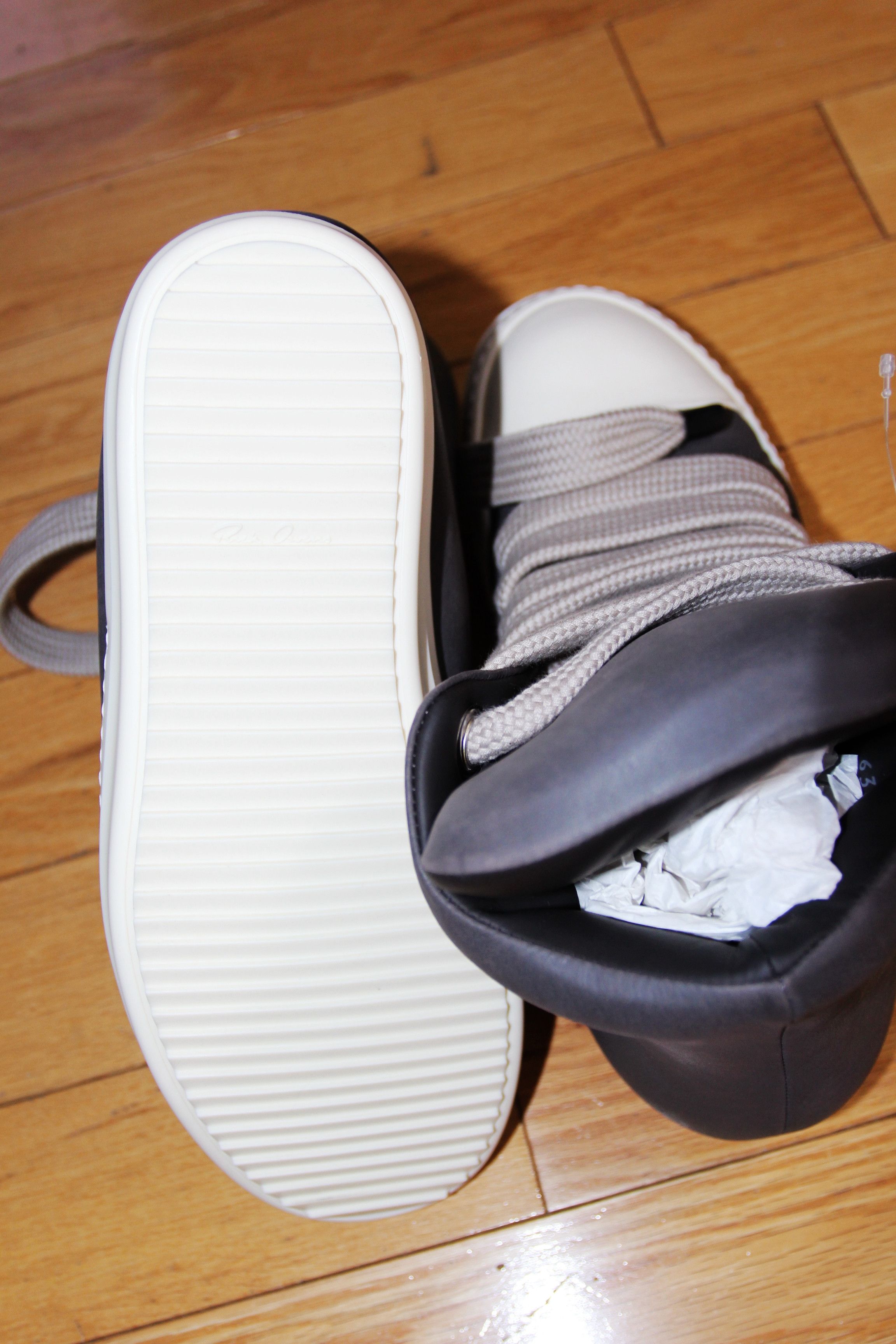 Rick Owens BNWT AW24 RICK OWENS "PORTERVILLE" JUMBO LACE PADDED SHOE 43 Size US 10 / EU 43 - 5 Thumbnail